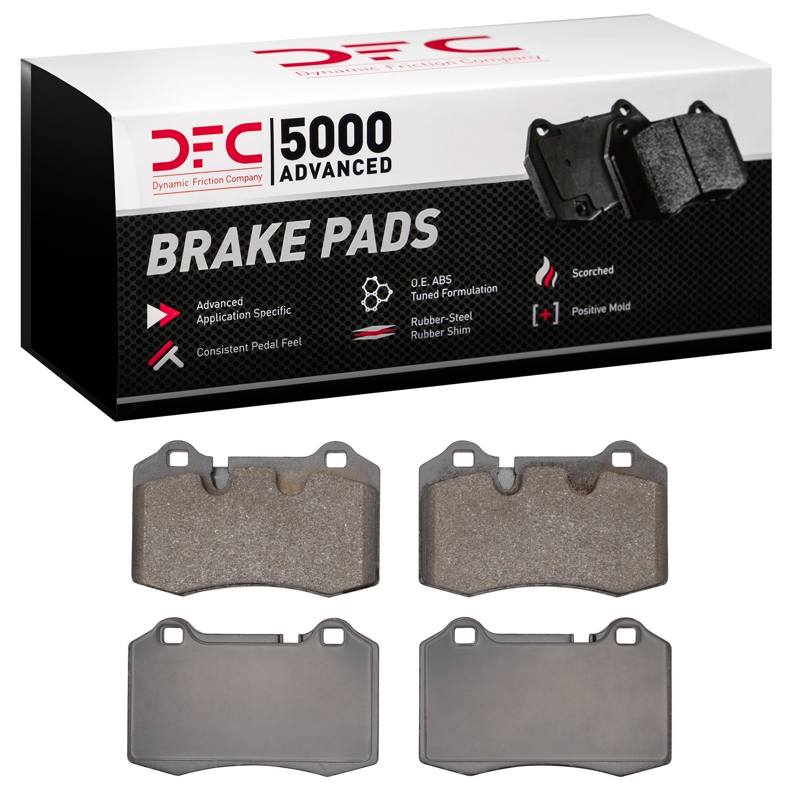 DYN-1551-1166-00 DFC 5000 Advanced Brake Pads - Low Metallic - Image 2