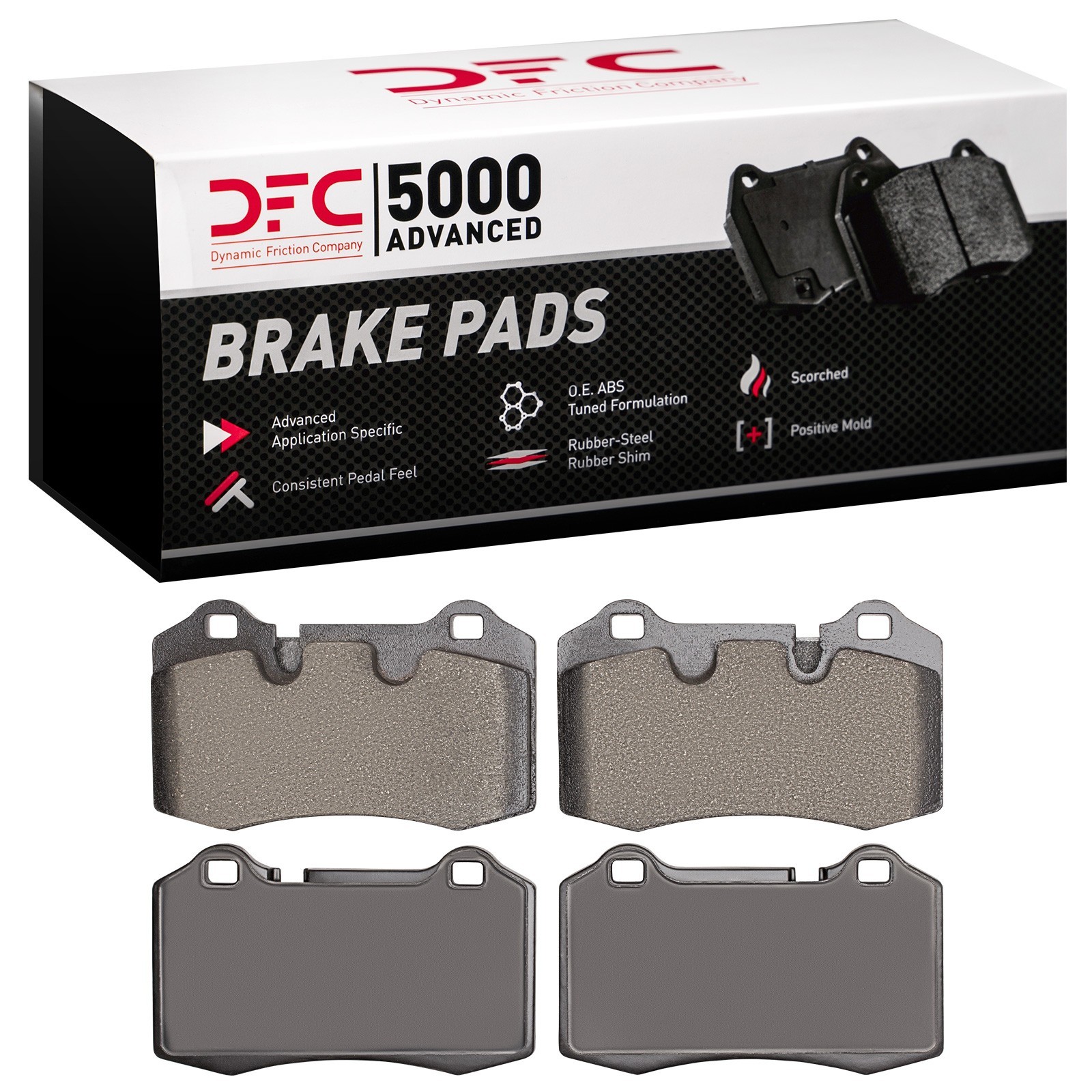 DYN 1551-1166-10 DFC 5000 Advanced Brake Pads - Low Metallic - Image 2