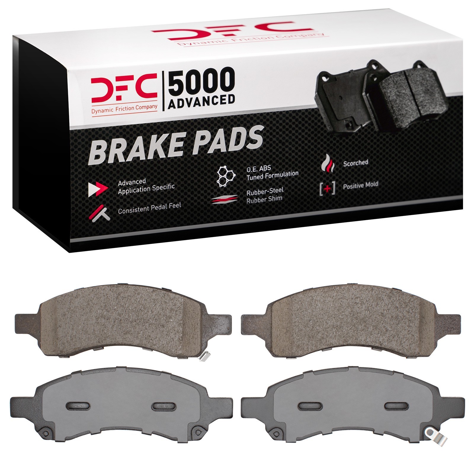 DYN 1551-1169-00 DFC 5000 Advanced Brake Pads - Ceramic - Image 2