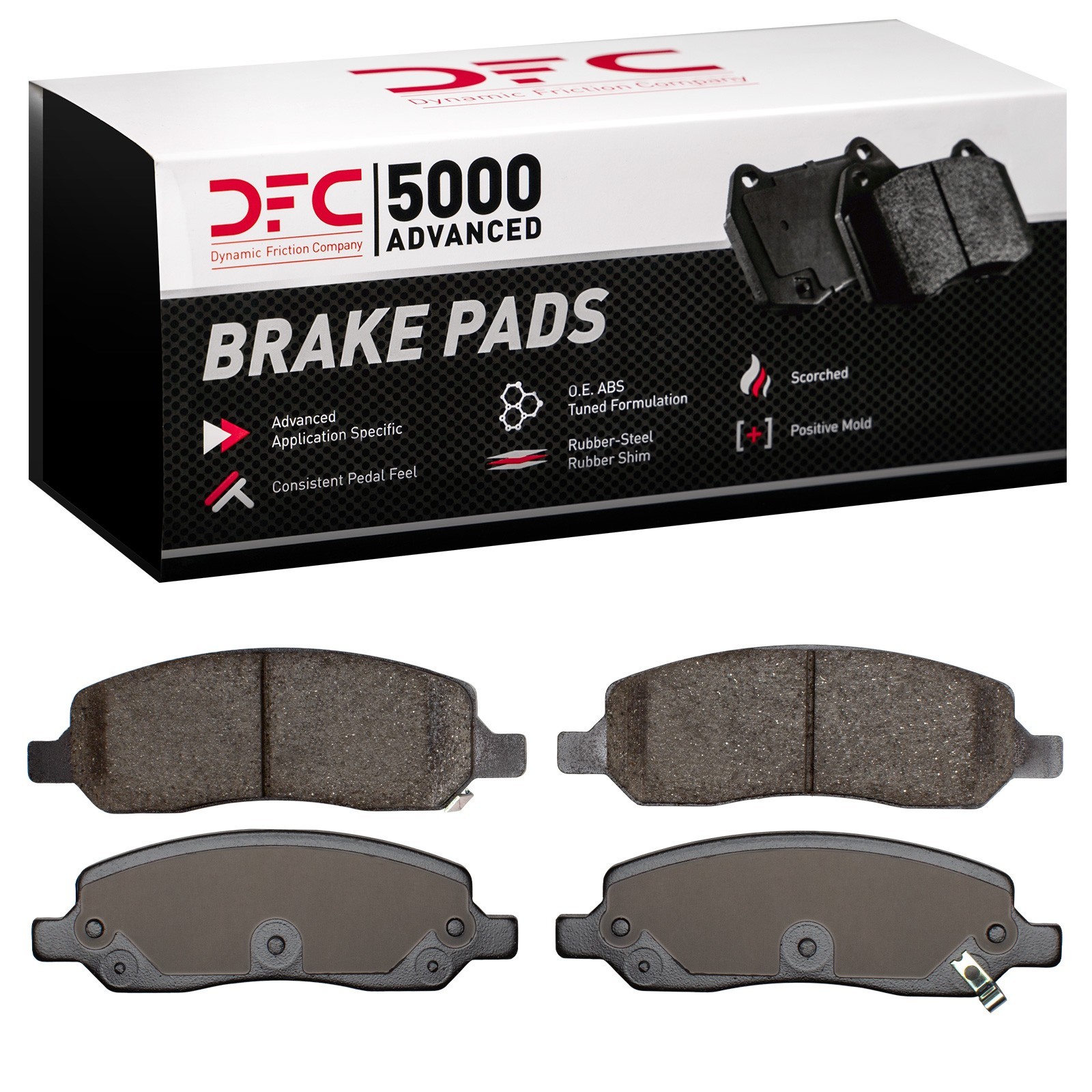 DYN 1551-1172-00 DFC 5000 Advanced Brake Pads - Ceramic - Image 2