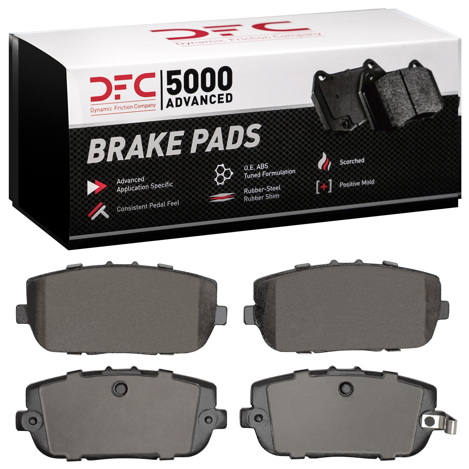 DYN-1551-1180-00 DFC 5000 Advanced Brake Pads - Ceramic - Image 2