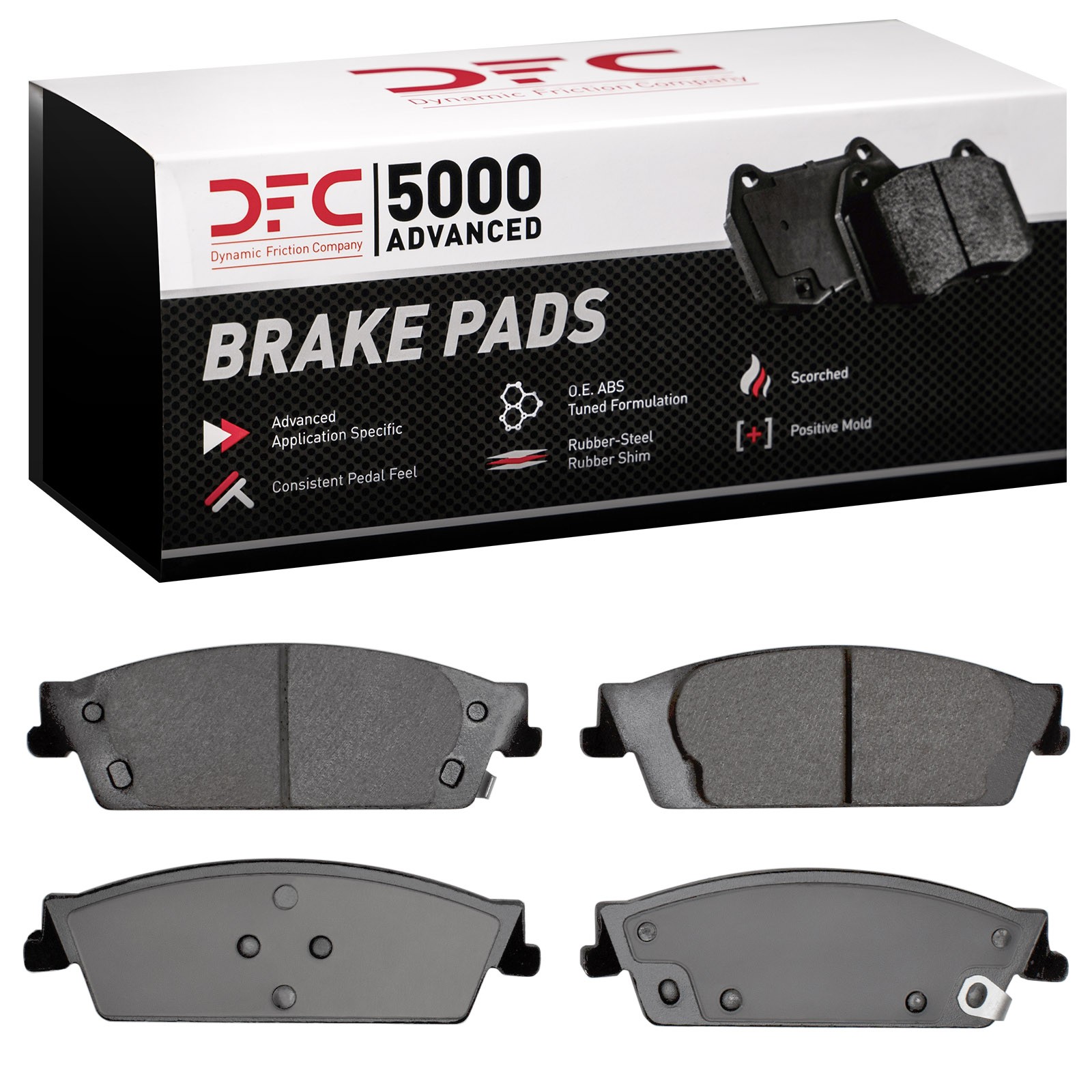 DYN-1551-1194-10 DFC 5000 Advanced Brake Pads - Ceramic - Image 2