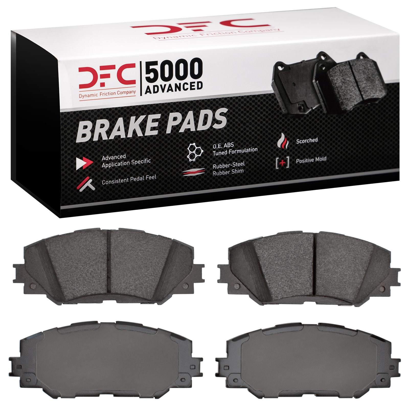 DYN-1551-1210-00 DFC 5000 Advanced Brake Pads - Ceramic - Image 2