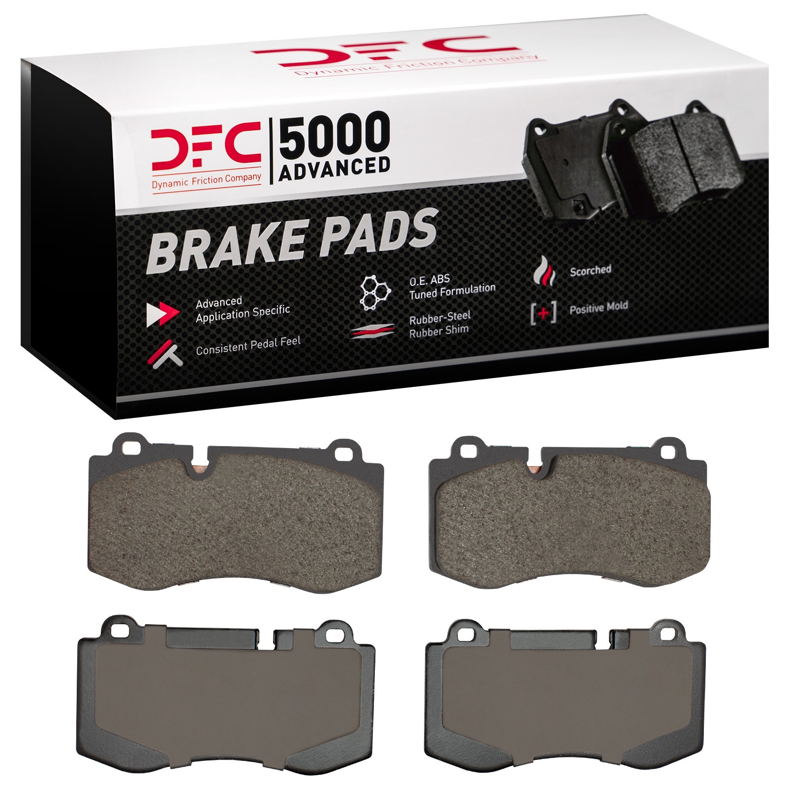 DYN 1551-1223-00 DFC 5000 Advanced Brake Pads - Low Metallic - Image 3