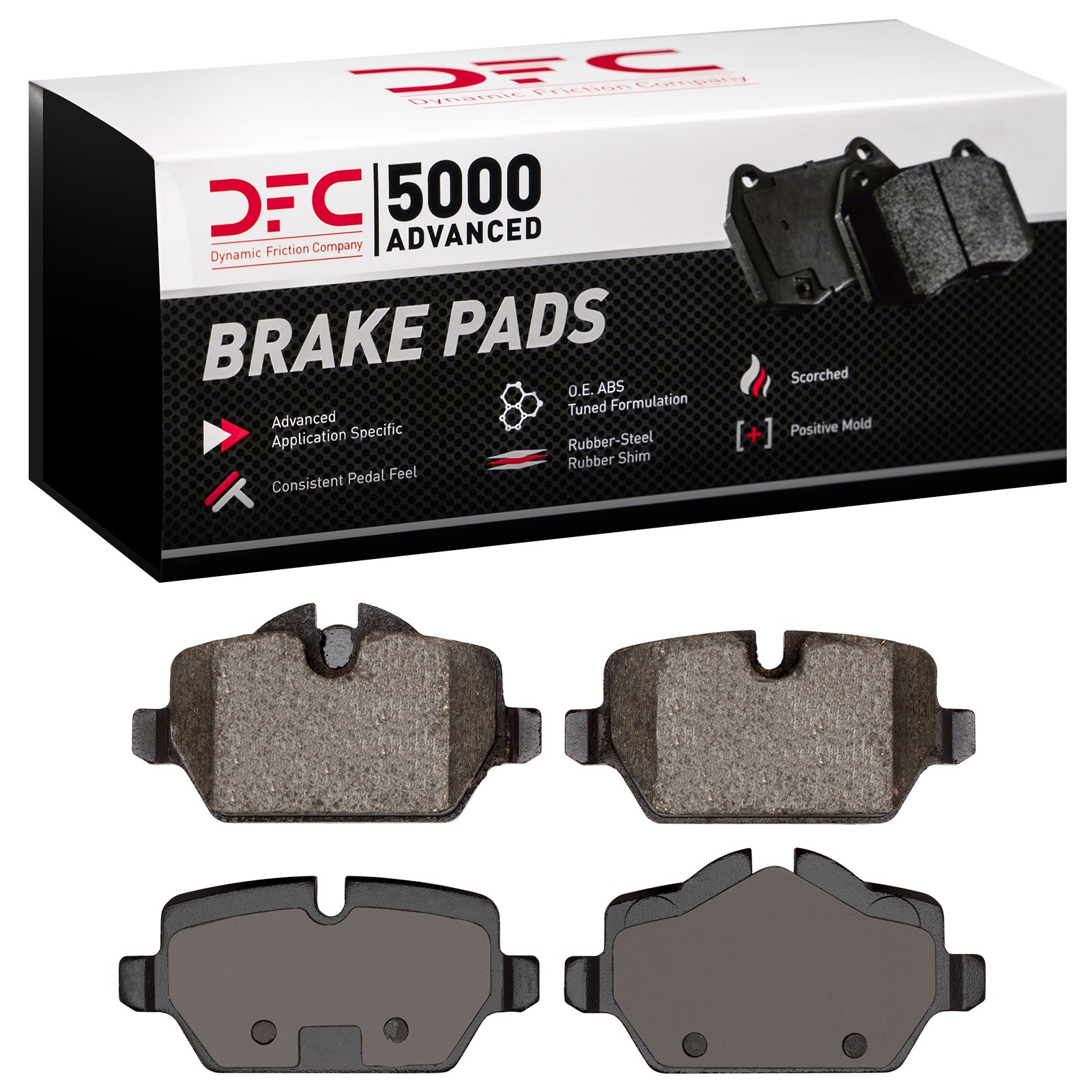 DYN 1551-1226-00 DFC 5000 Advanced Brake Pads - Low Metallic - Image 2