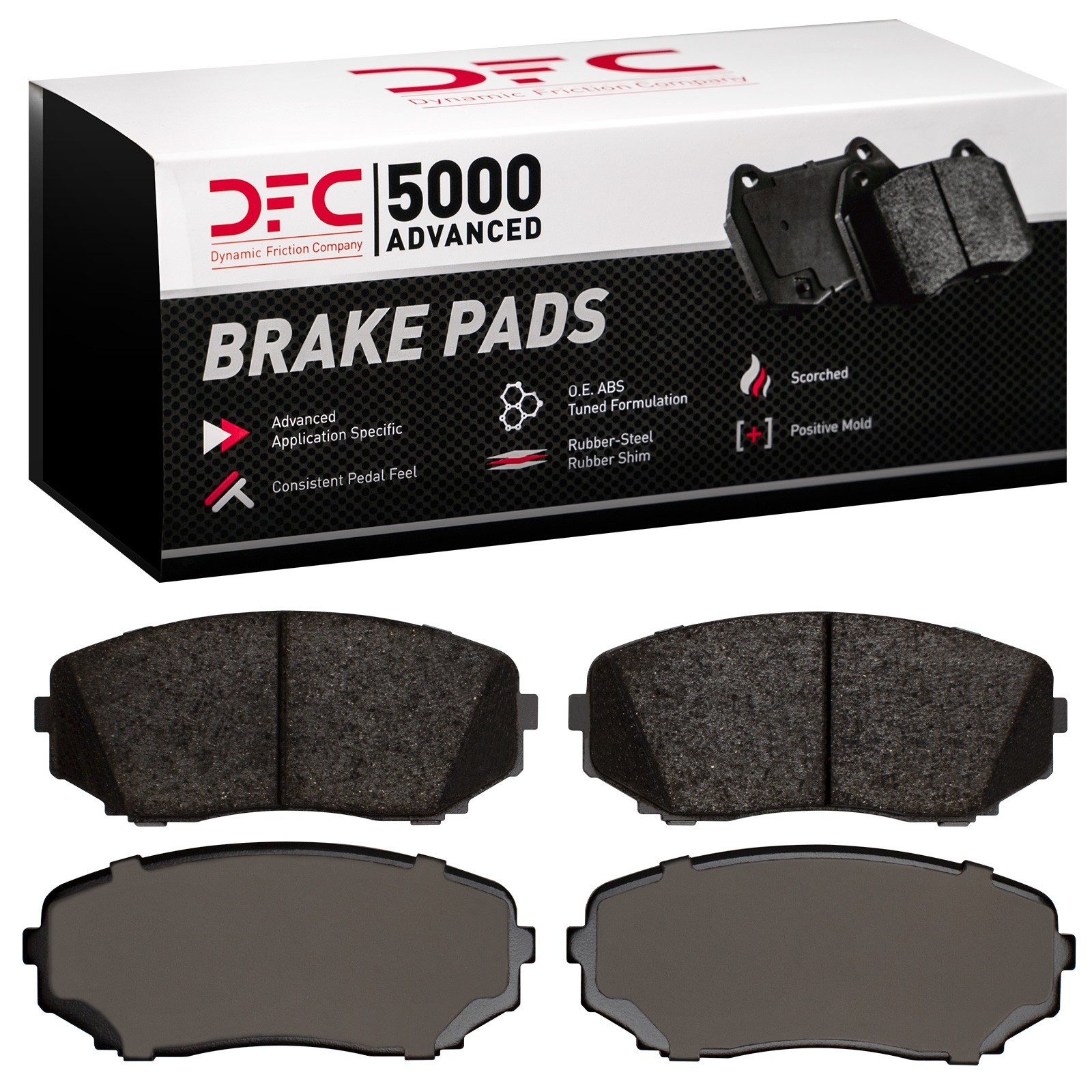 DYN-1551-1258-00 DFC 5000 Advanced Brake Pads - Ceramic - Image 2