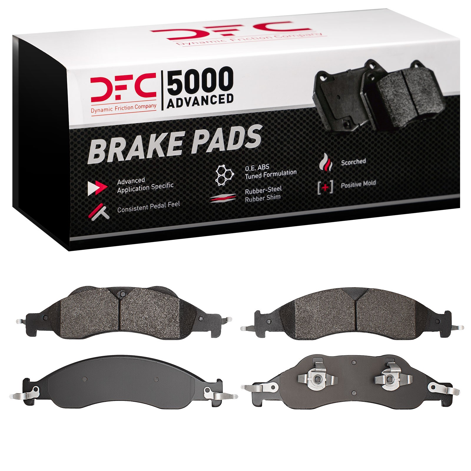 DYN 1551-1278-00 DFC 5000 Advanced Brake Pads - Semi Metallic - Image 2