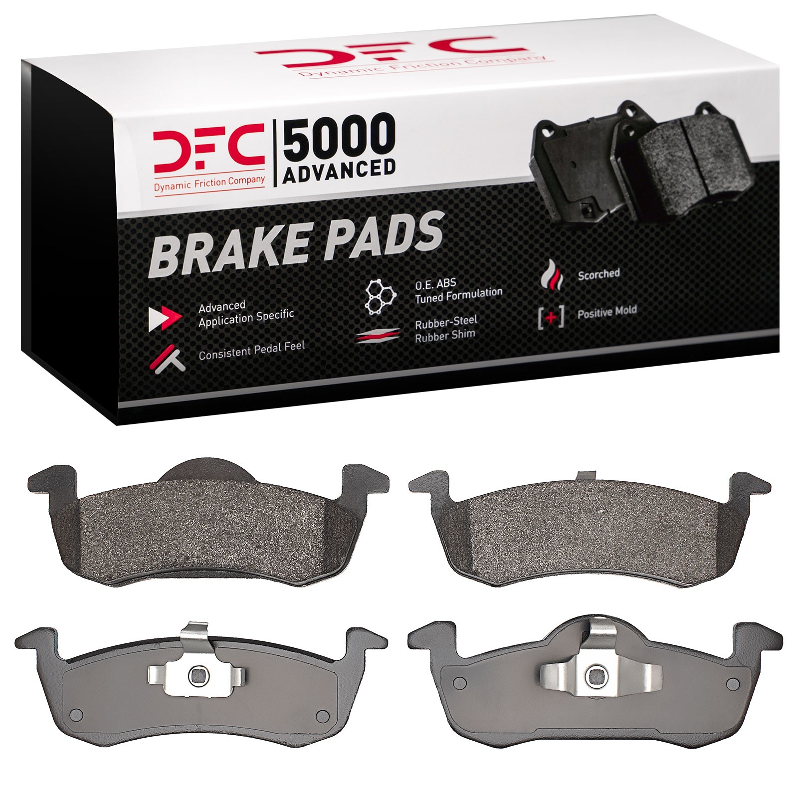 DYN 1551-1279-00 DFC 5000 Advanced Brake Pads - Semi Metallic - Image 2