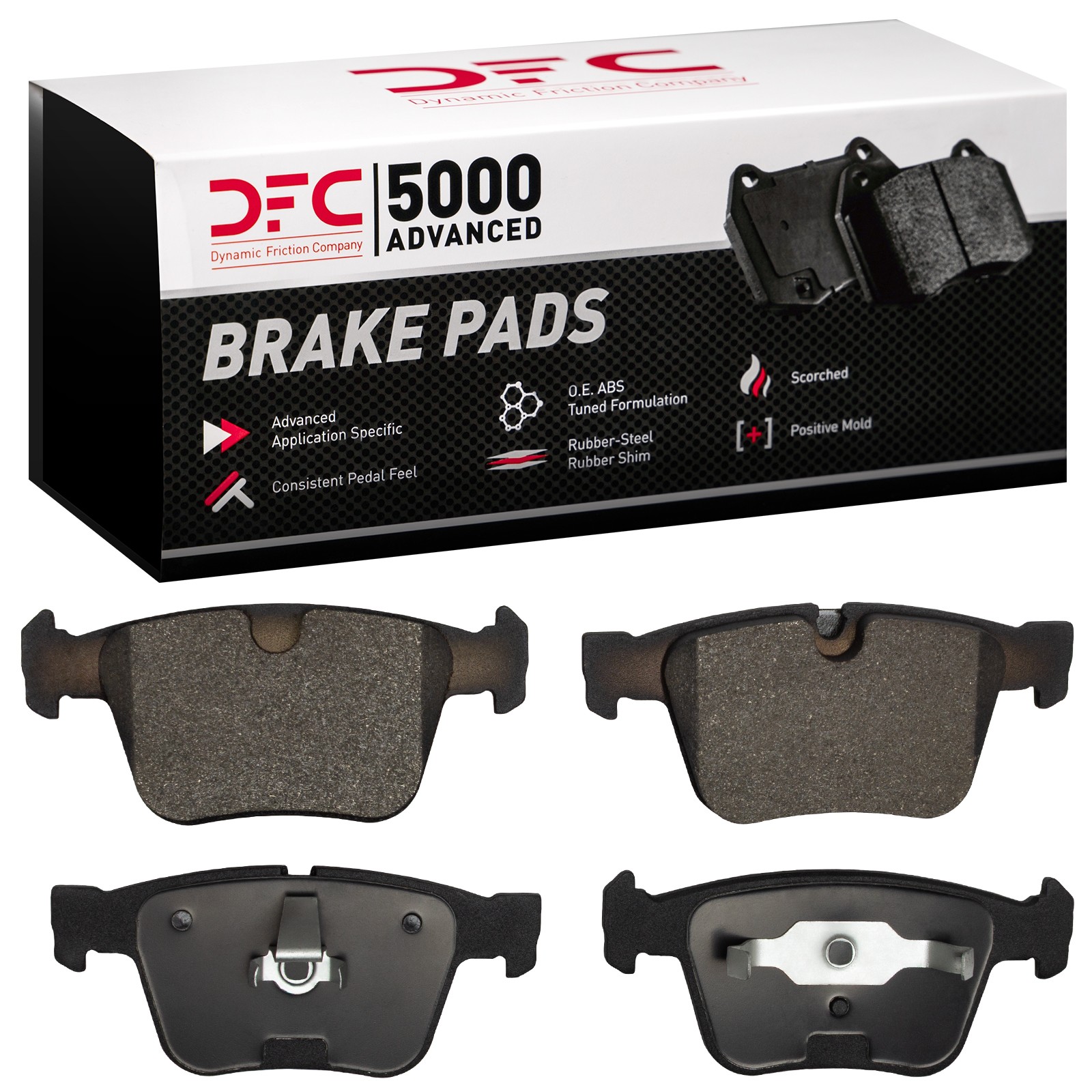 DYN 1551-1290-00 DFC 5000 Advanced Brake Pads - Low Metallic - Image 2