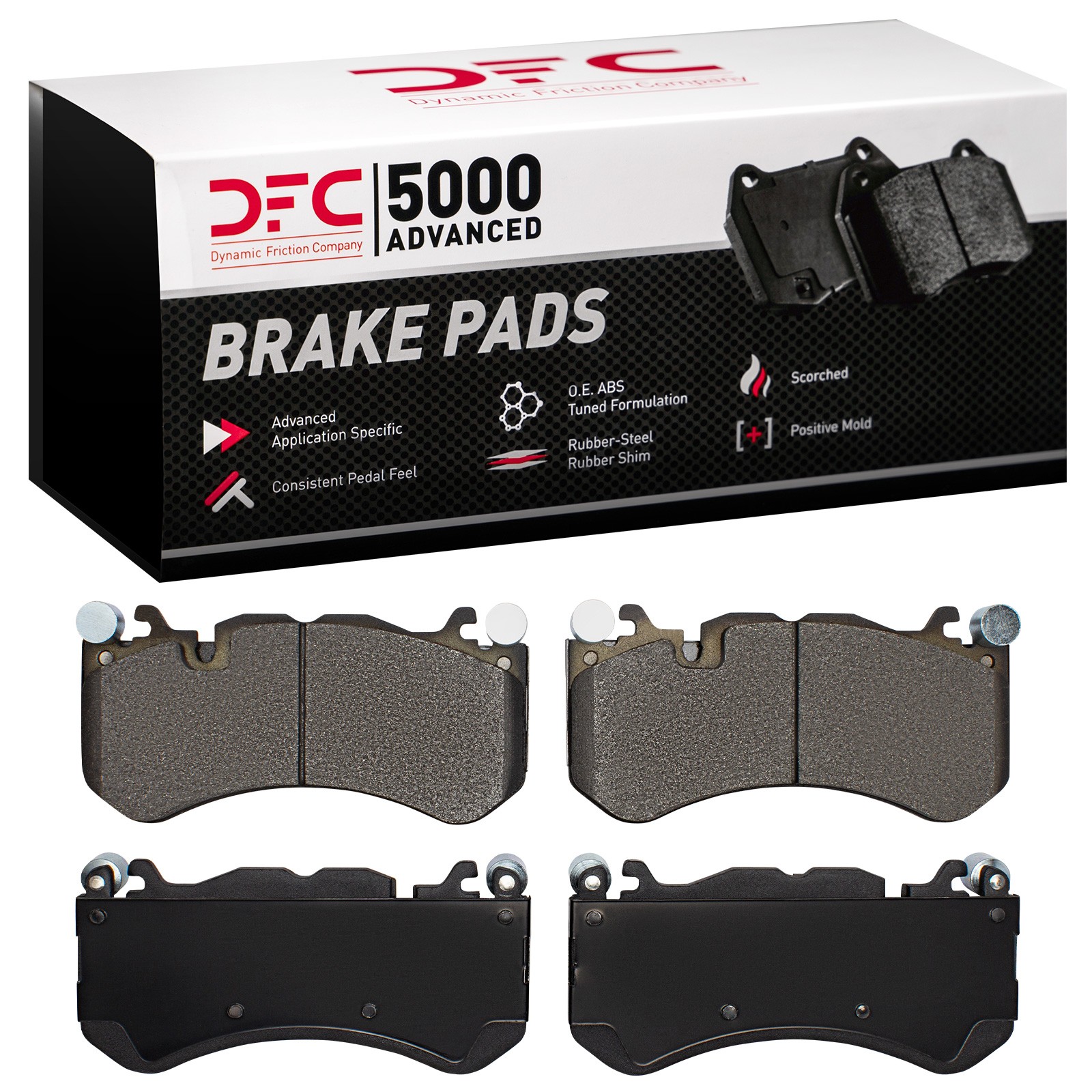 DYN 1551-1291-00 DFC 5000 Advanced Brake Pads - Low Metallic - Image 2