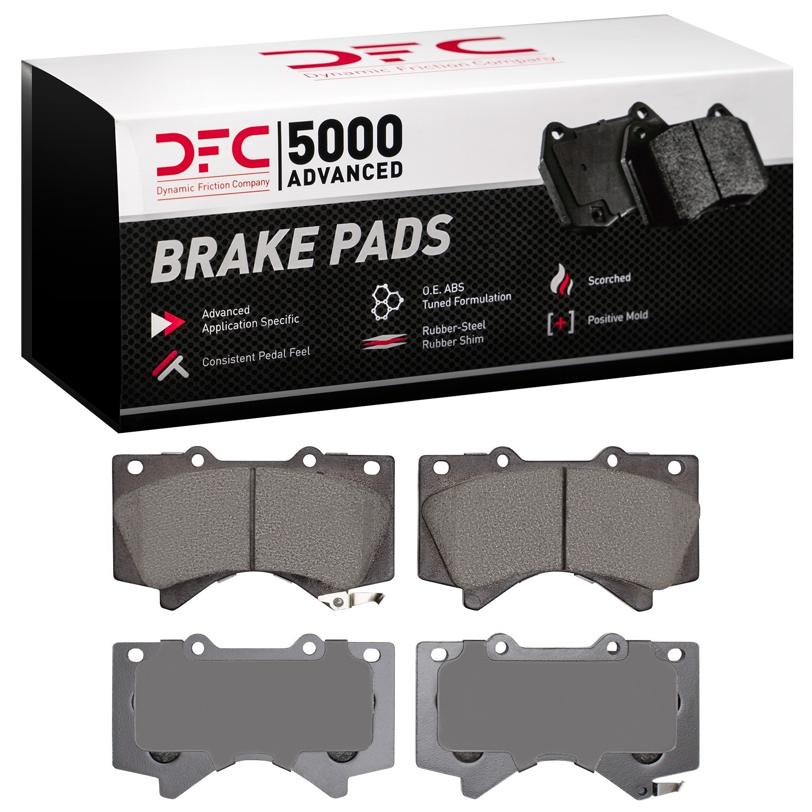 DYN-1551-1303-00 DFC 5000 Advanced Brake Pads - Ceramic - Image 2