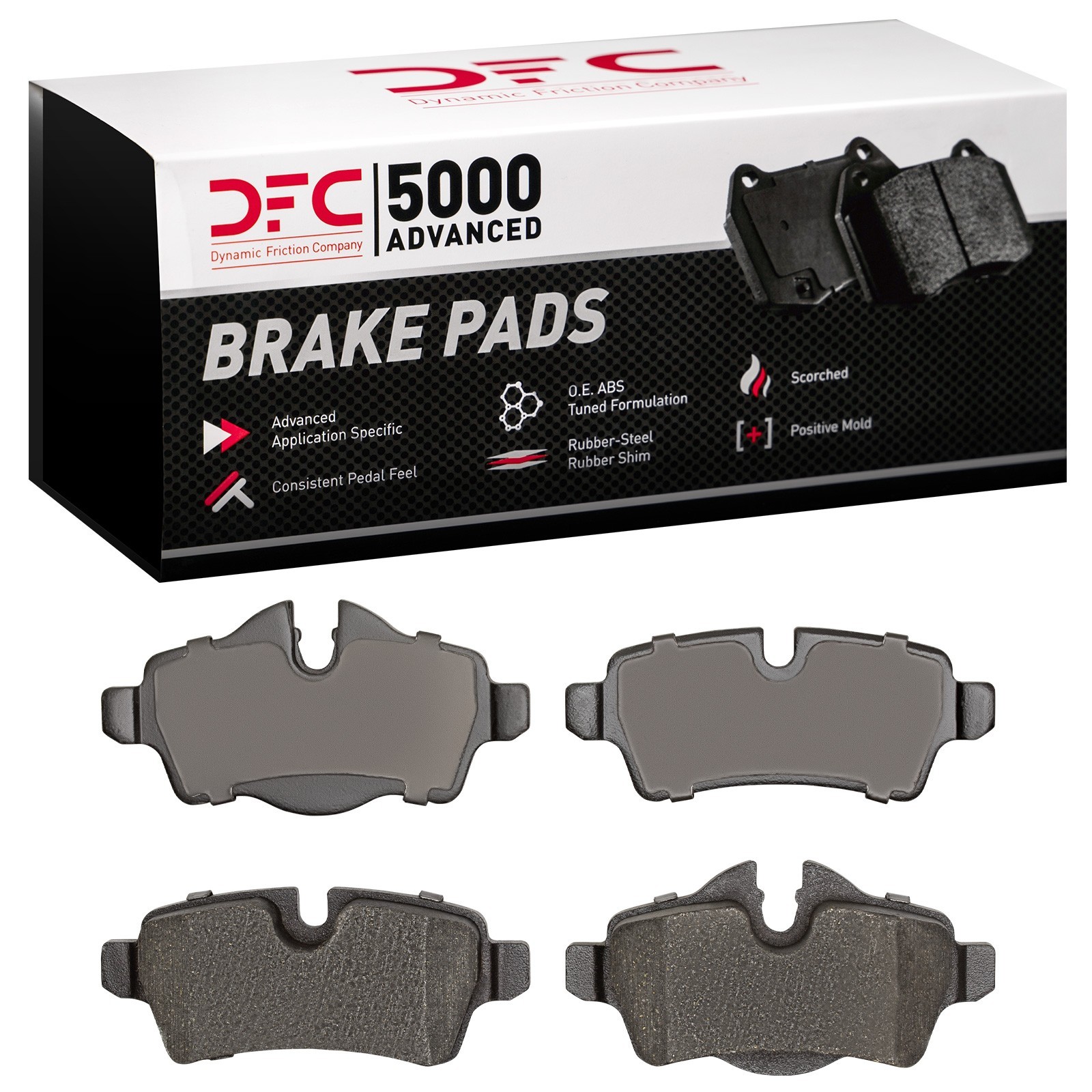 DYN 1551-1309-00 DFC 5000 Advanced Brake Pads - Low Metallic - Image 2