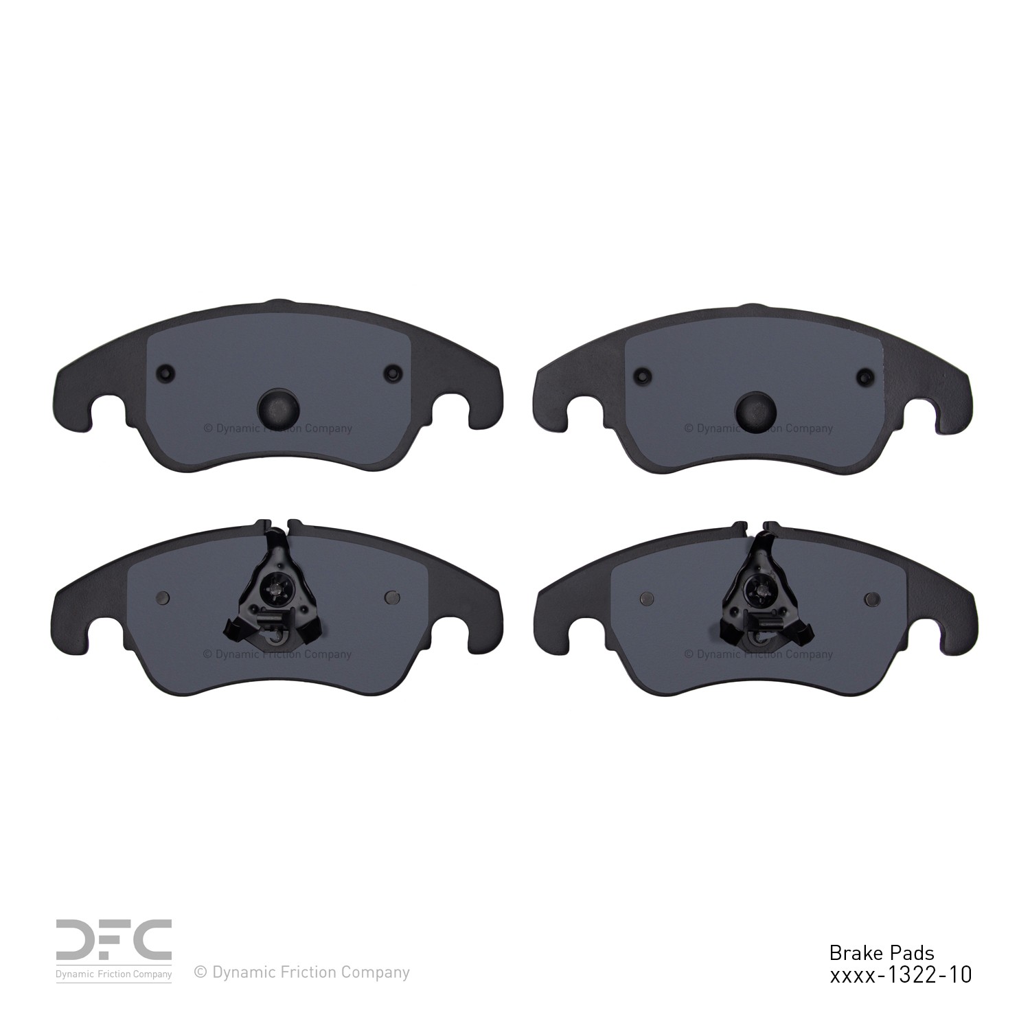 DYN 1551-1322-10 DFC 5000 Advanced Brake Pads - Low Metallic
