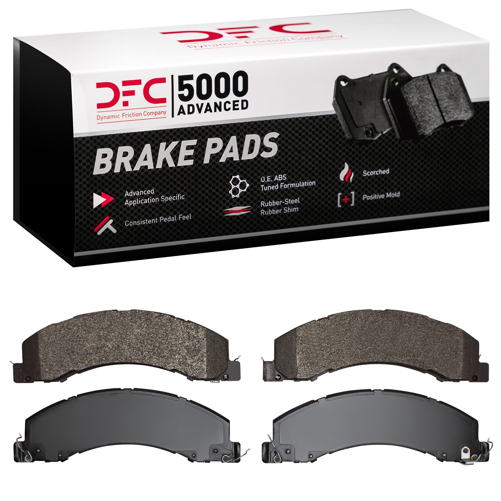 DYN 1551-1335-00 DFC 5000 Advanced Brake Pads - Semi Metallic - Image 2