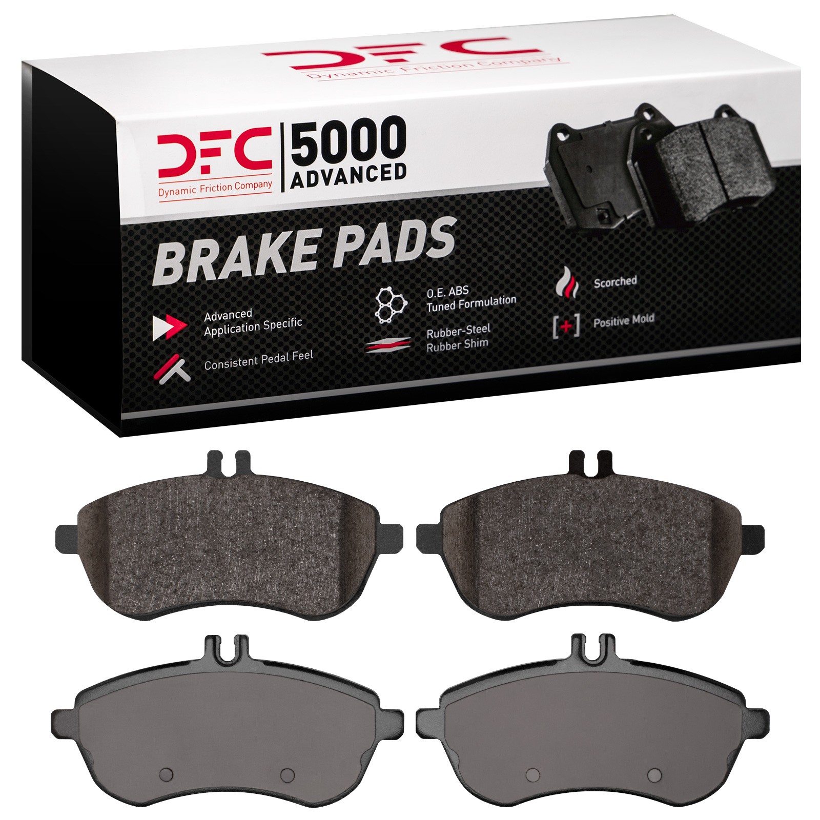 DYN-1551-1340-00 DFC 5000 Advanced Brake Pads - Ceramic - Image 2