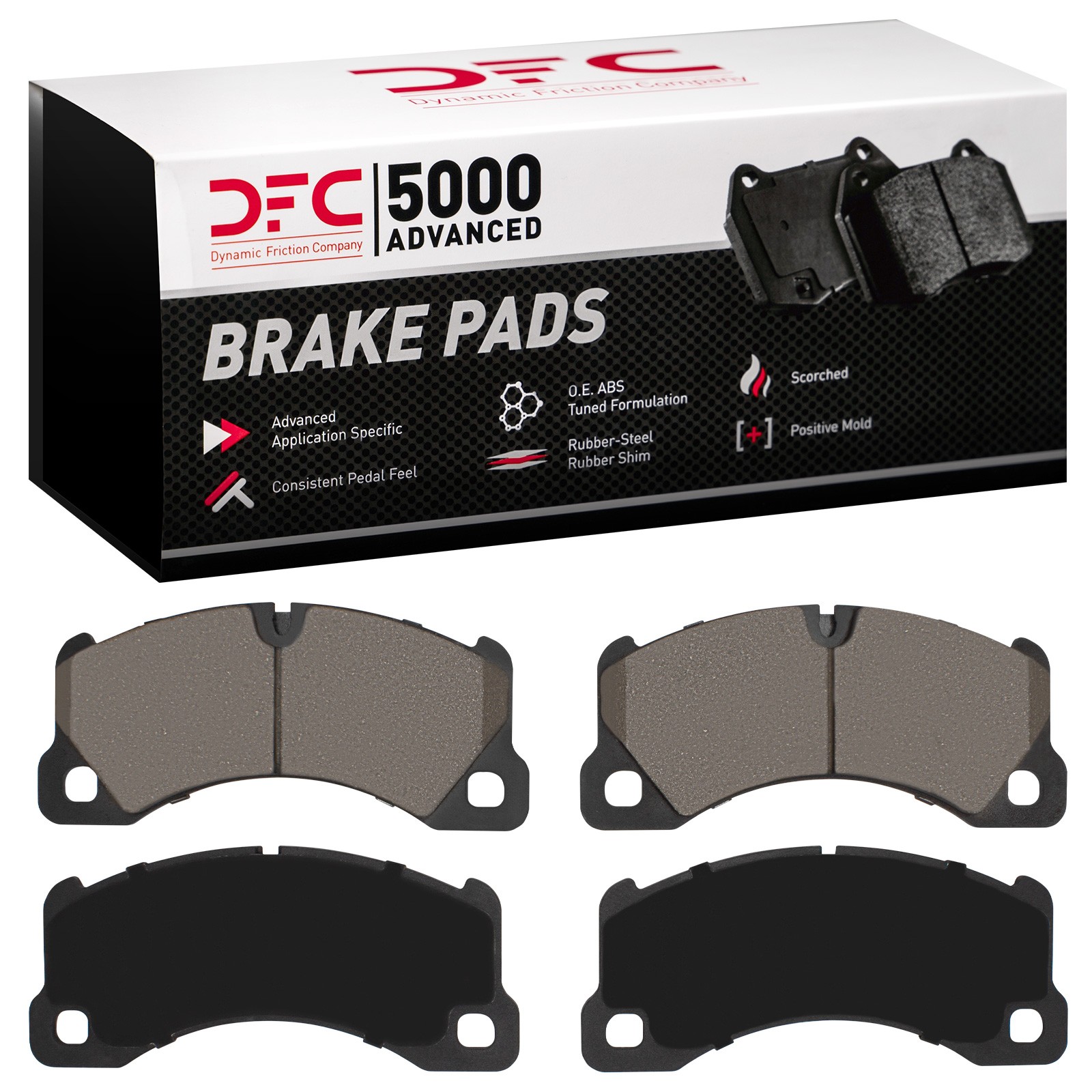 DYN 1551-1349-00 DFC 5000 Advanced Brake Pads - Low Metallic - Image 2