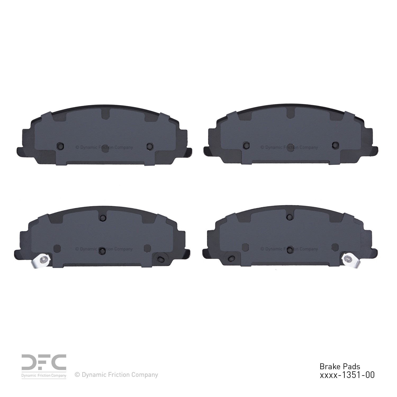 DYN 1551-1351-00 DFC 5000 Advanced Brake Pads - Ceramic