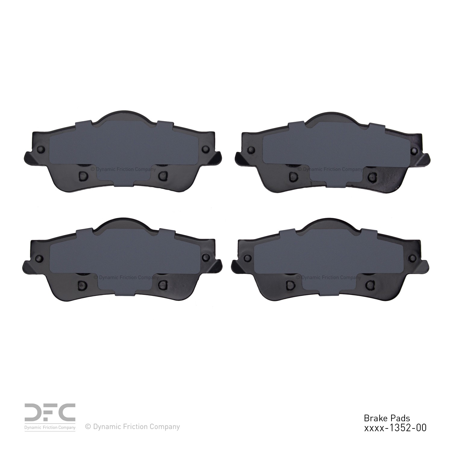 DYN 1551-1352-00 DFC 5000 Advanced Brake Pads - Ceramic