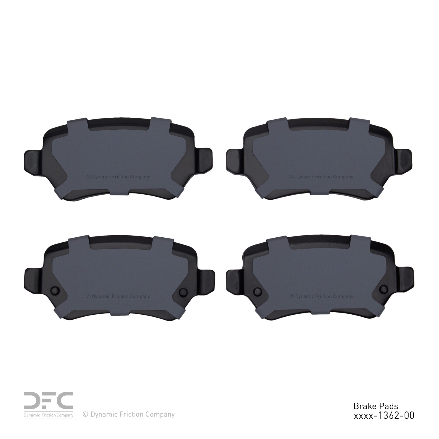 DYN 1551-1362-00 DFC 5000 Advanced Brake Pads - Low Metallic