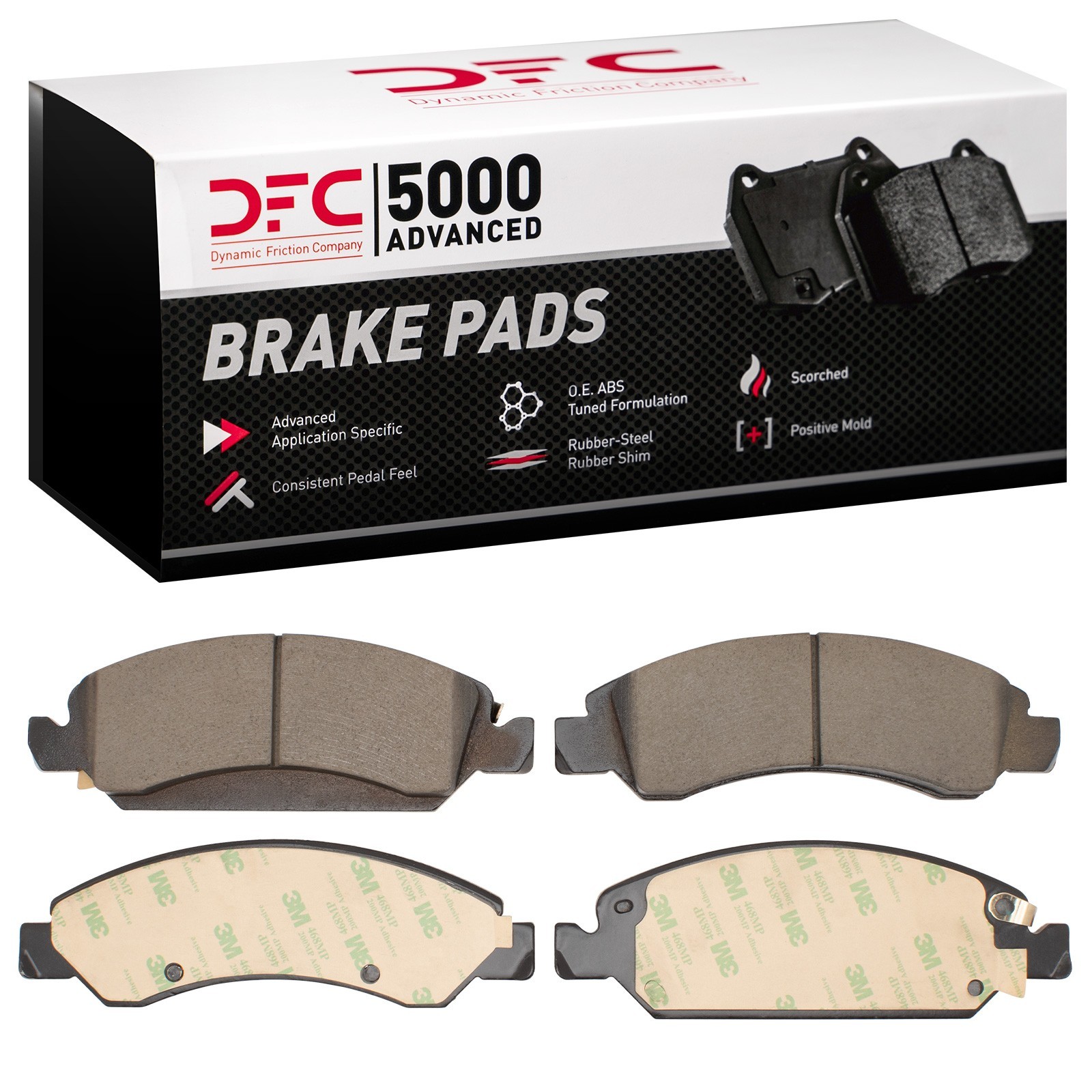 DYN-1551-1363-00 DFC 5000 Advanced Brake Pads - Ceramic - Image 2