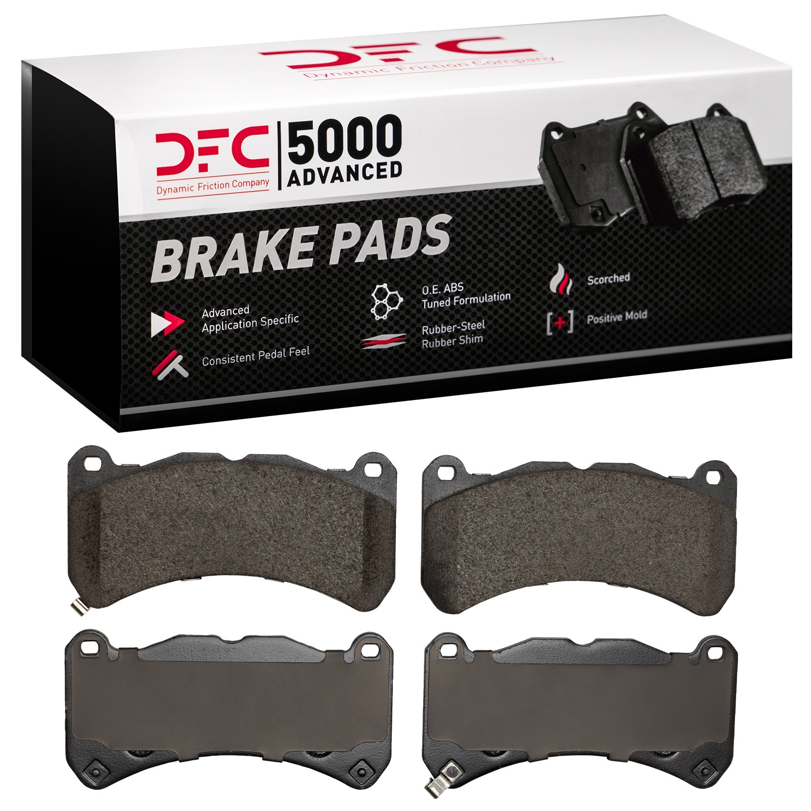 DYN 1551-1365-00 DFC 5000 Advanced Brake Pads - Low Metallic - Image 2