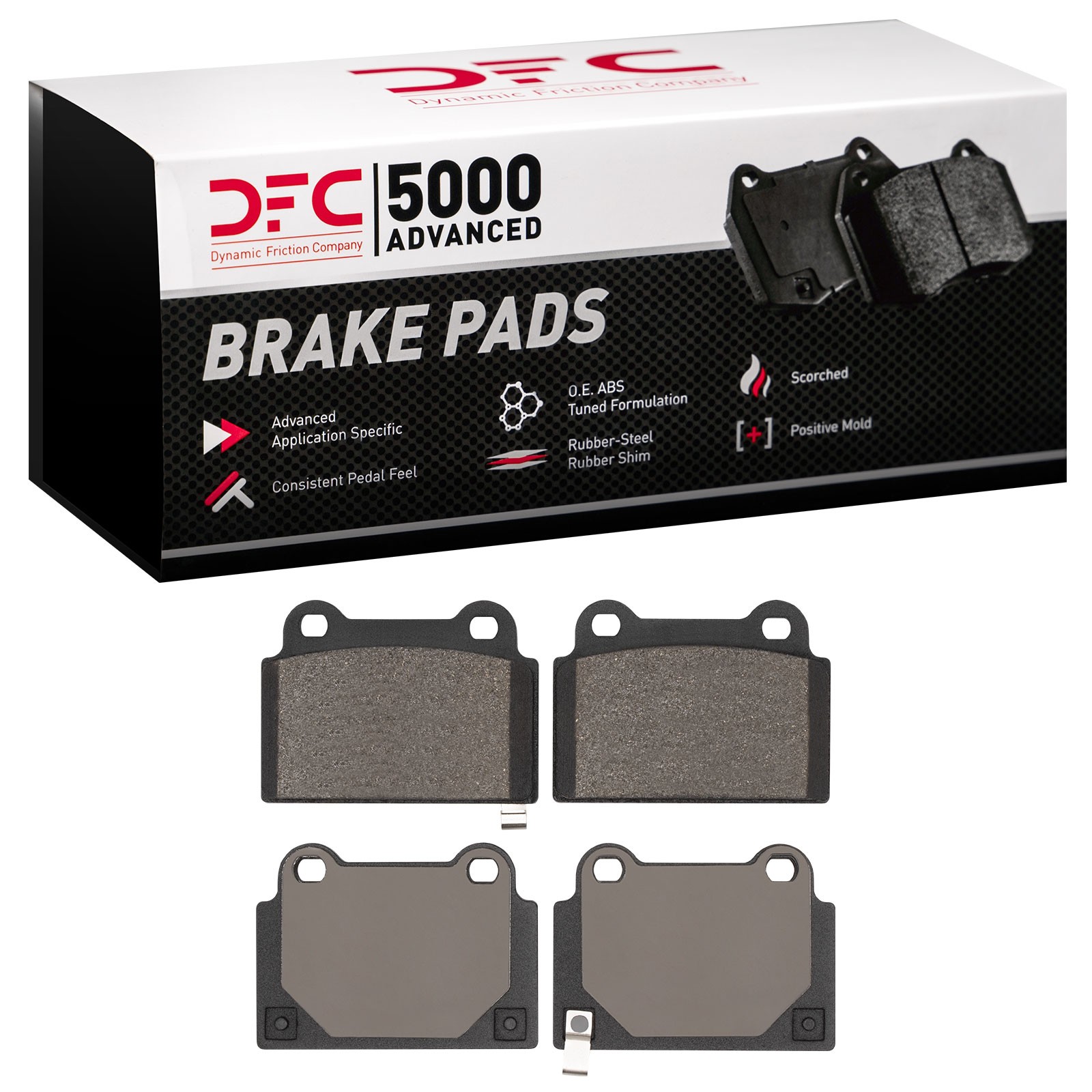 DYN 1551-1368-00 DFC 5000 Advanced Brake Pads - Low Metallic - Image 2