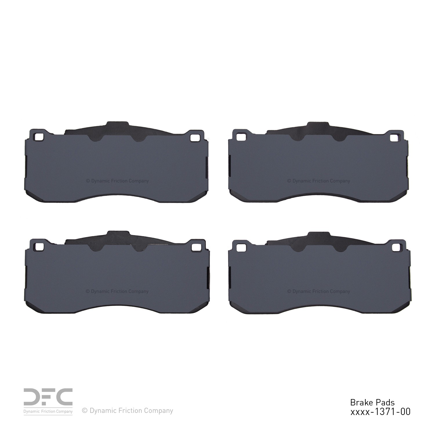 DYN 1551-1371-00 DFC 5000 Advanced Brake Pads - Low Metallic