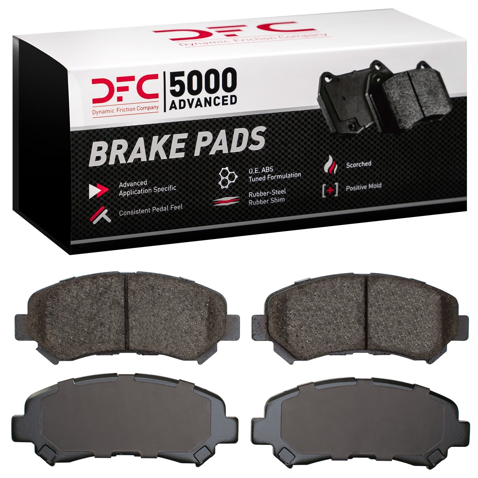 DYN-1551-1374-00 DFC 5000 Advanced Brake Pads - Ceramic - Image 2