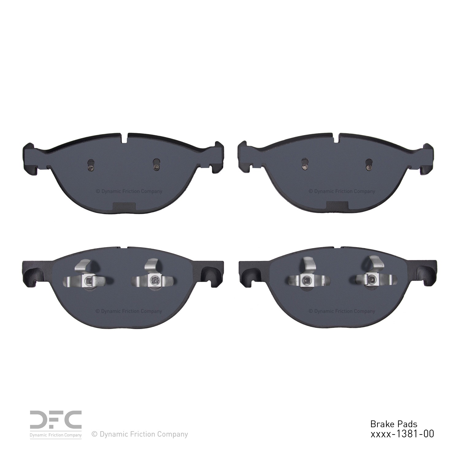 DYN 1551-1381-00 DFC 5000 Advanced Brake Pads - Ceramic