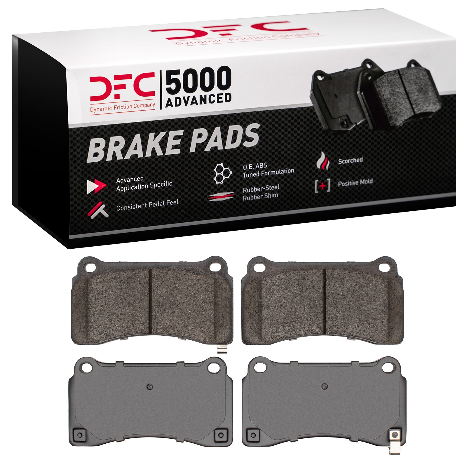 DYN 1551-1383-00 DFC 5000 Advanced Brake Pads - Low Metallic - Image 3