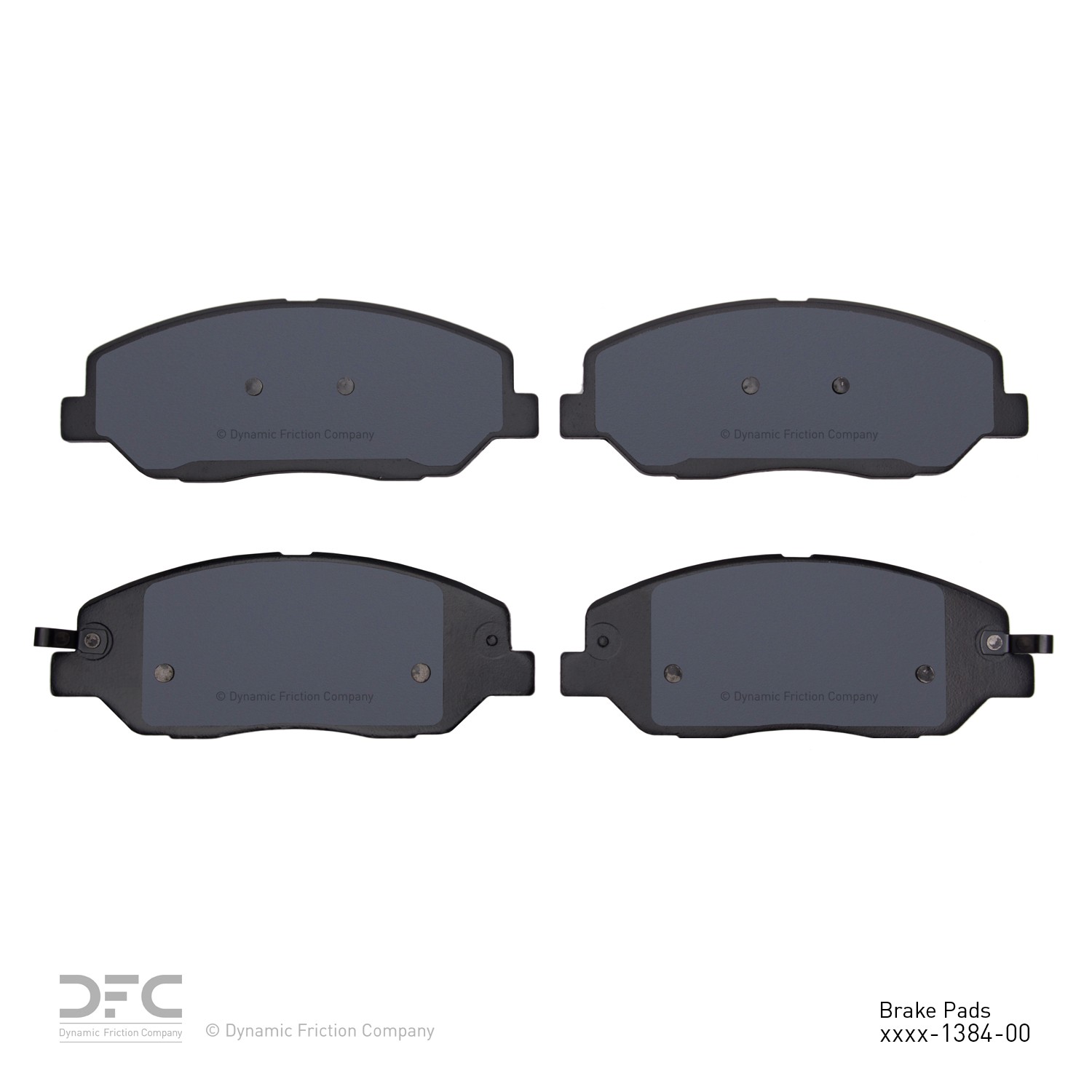 DYN-1551-1384-00 DFC 5000 Advanced Brake Pads - Ceramic