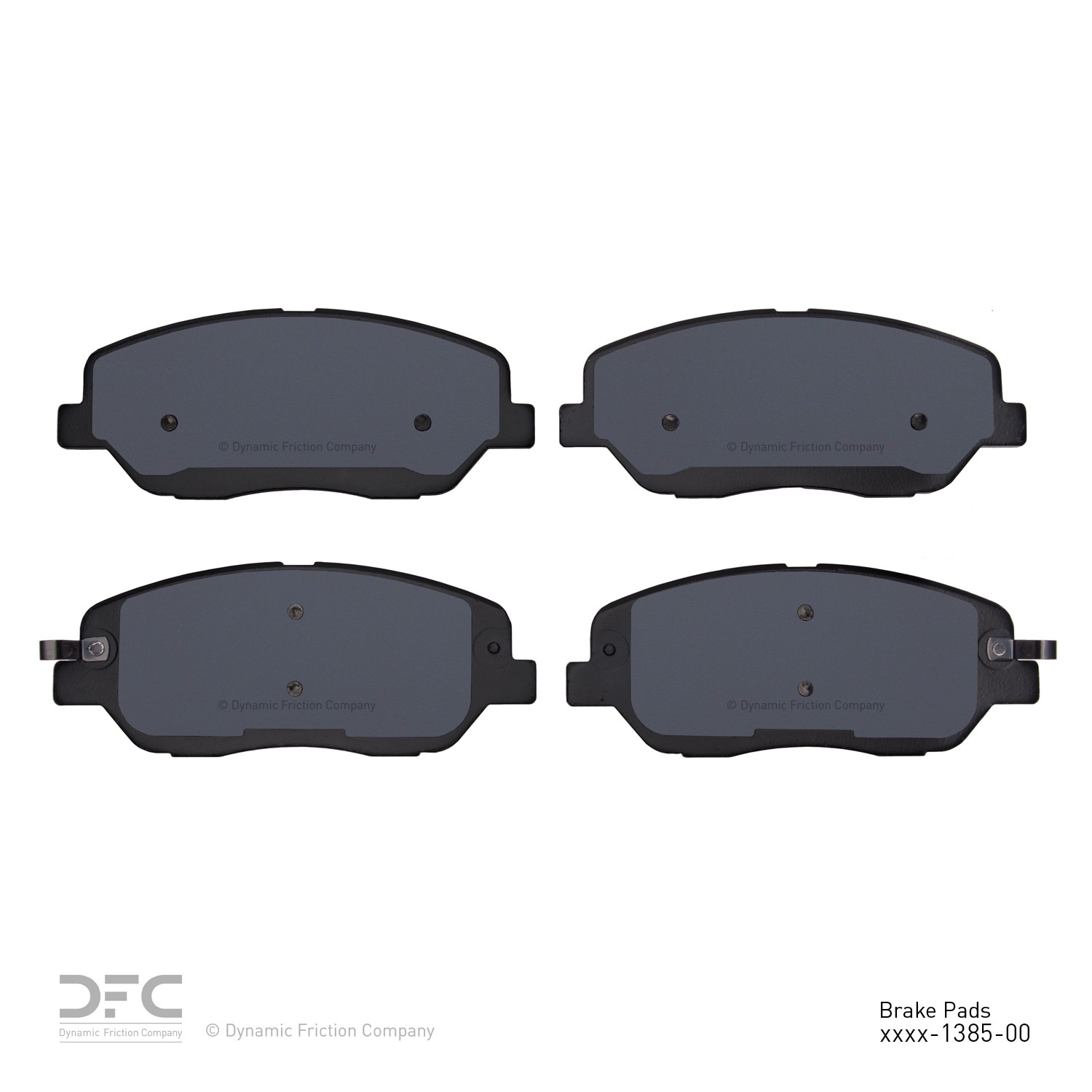 DYN 1551-1385-00 DFC 5000 Advanced Brake Pads - Ceramic