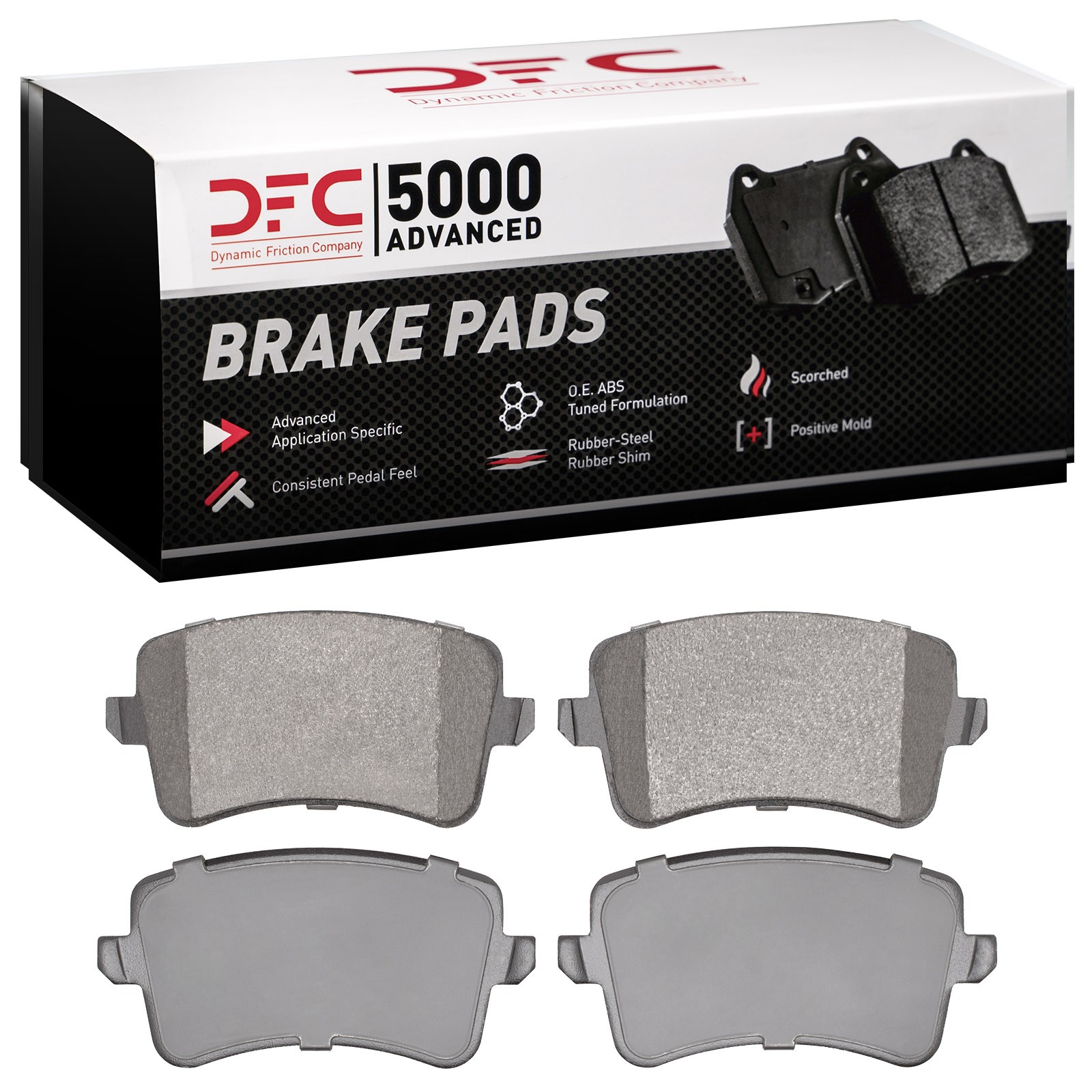 DYN 1551-1386-00 DFC 5000 Advanced Brake Pads - Low Metallic - Image 2