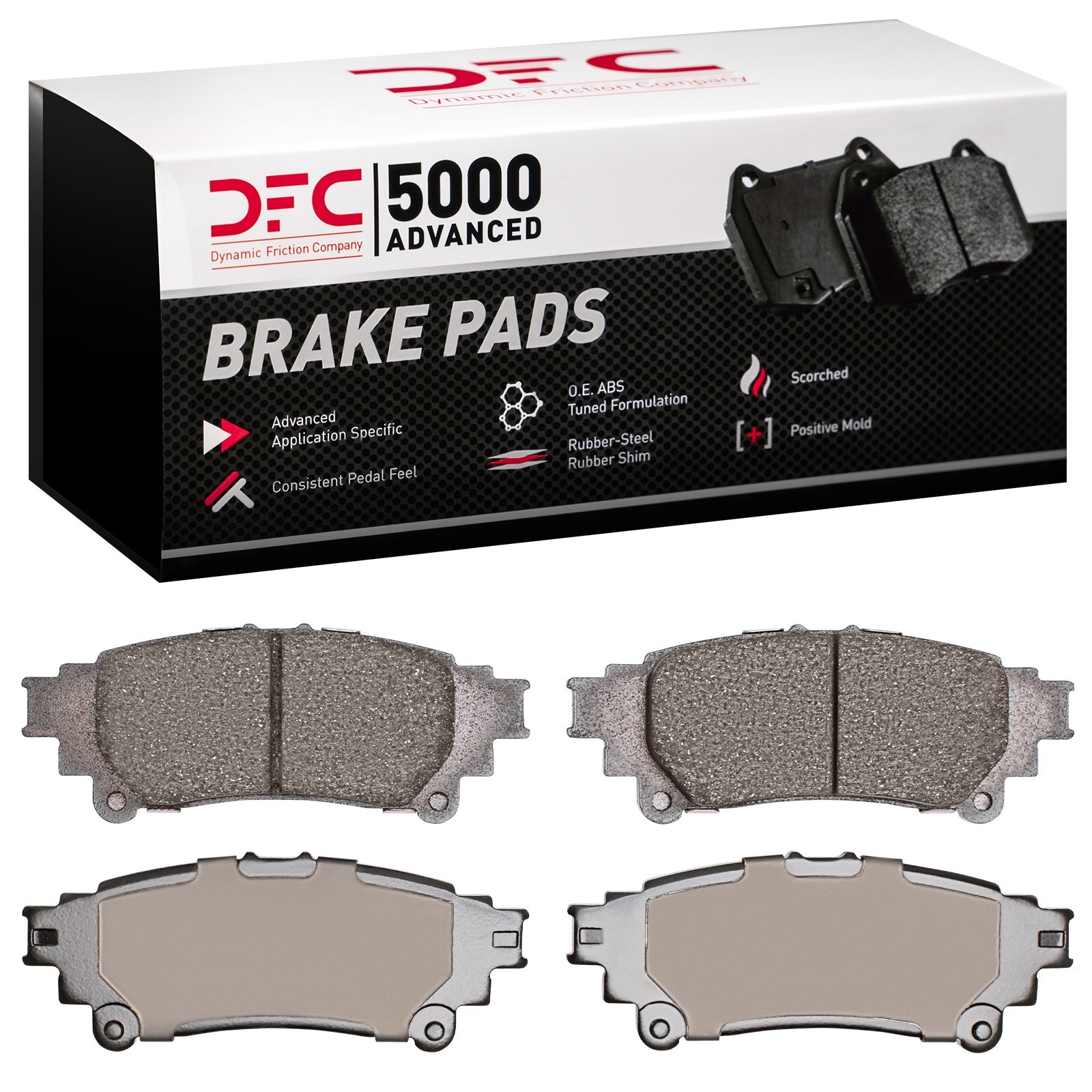 DYN-1551-1391-10 DFC 5000 Advanced Brake Pads - Ceramic - Image 2
