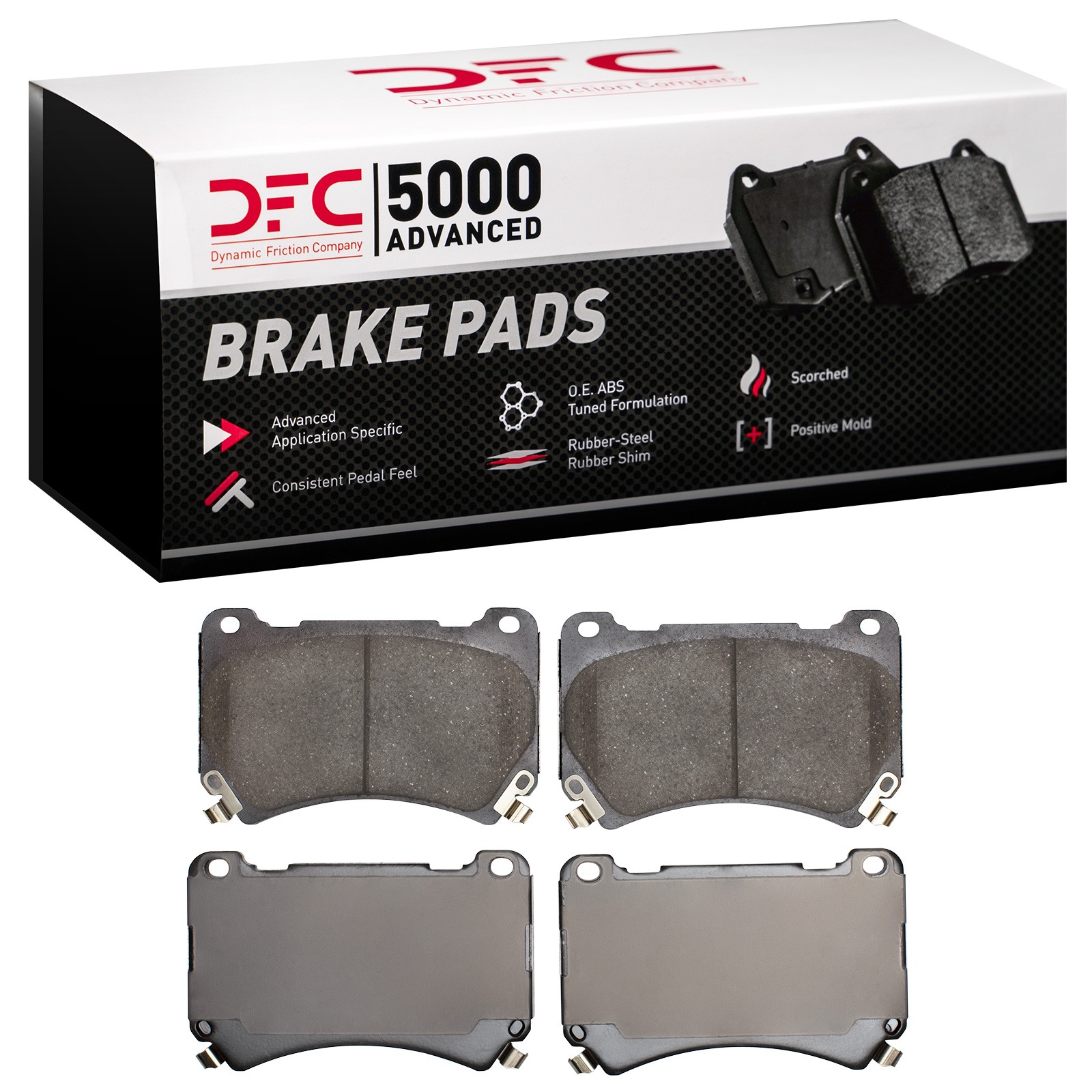 DYN 1551-1396-00 DFC 5000 Advanced Brake Pads - Ceramic - Image 2