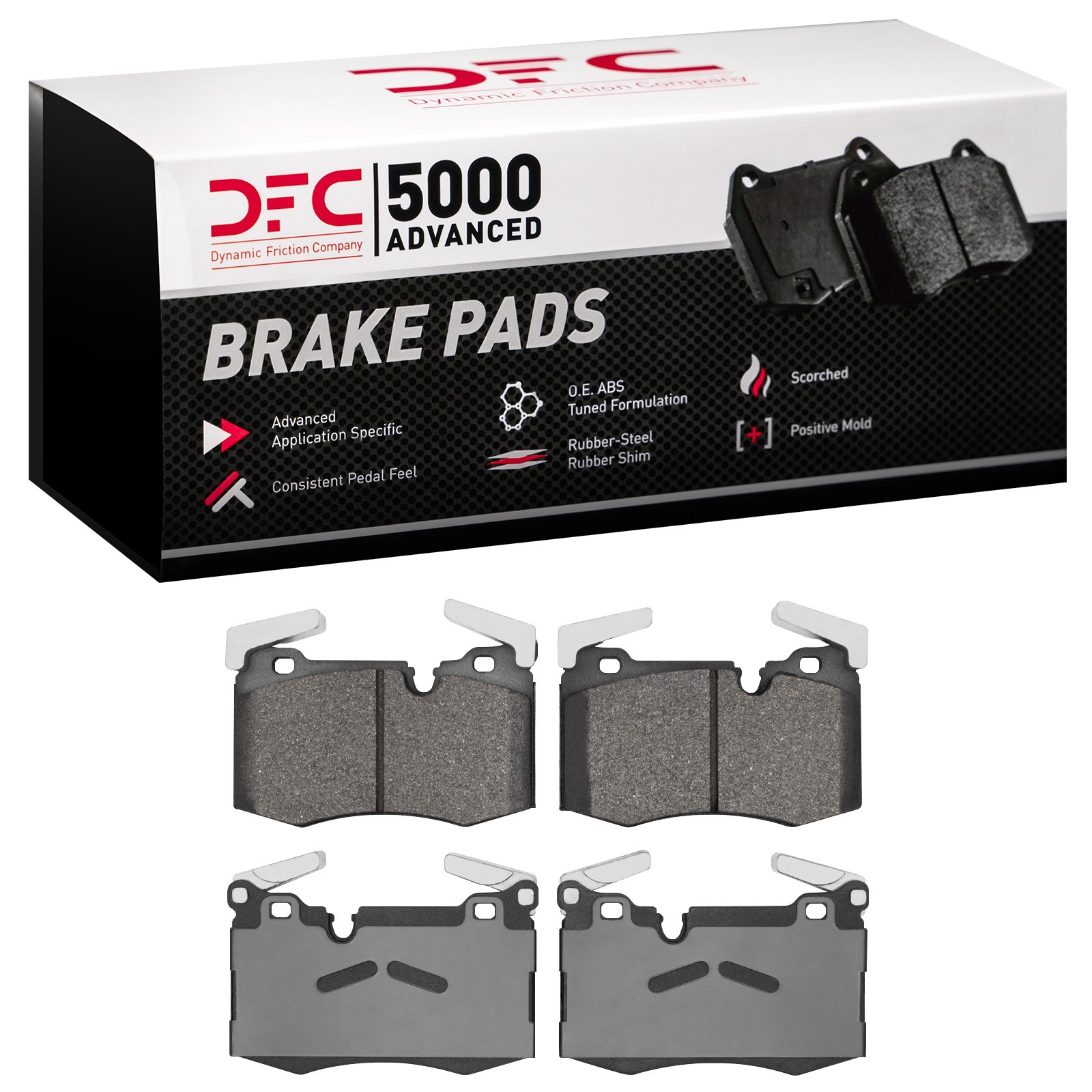 DYN 1551-1403-00 DFC 5000 Advanced Brake Pads - Low Metallic - Image 2