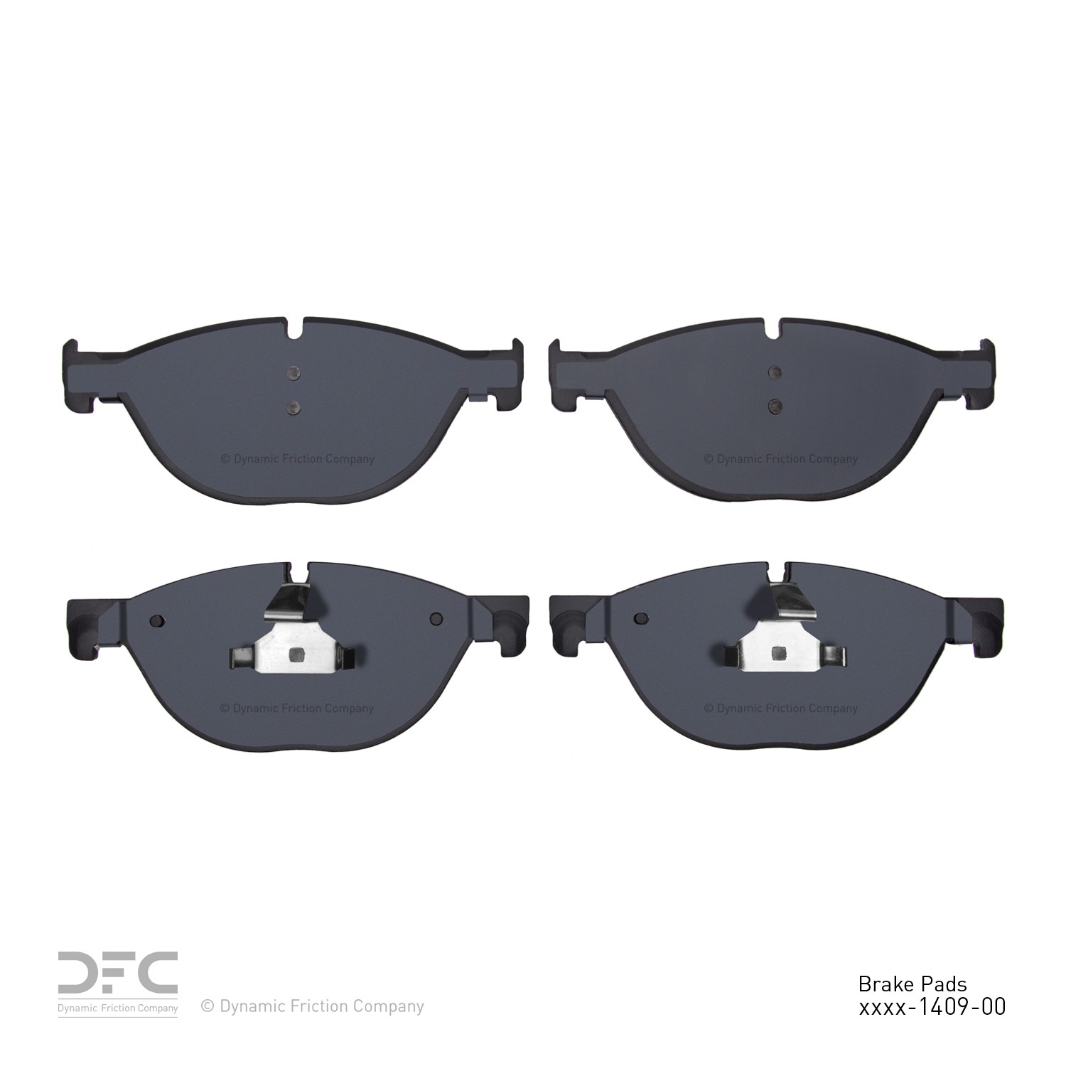 DYN-1551-1409-00 DFC 5000 Advanced Brake Pads - Low Metallic
