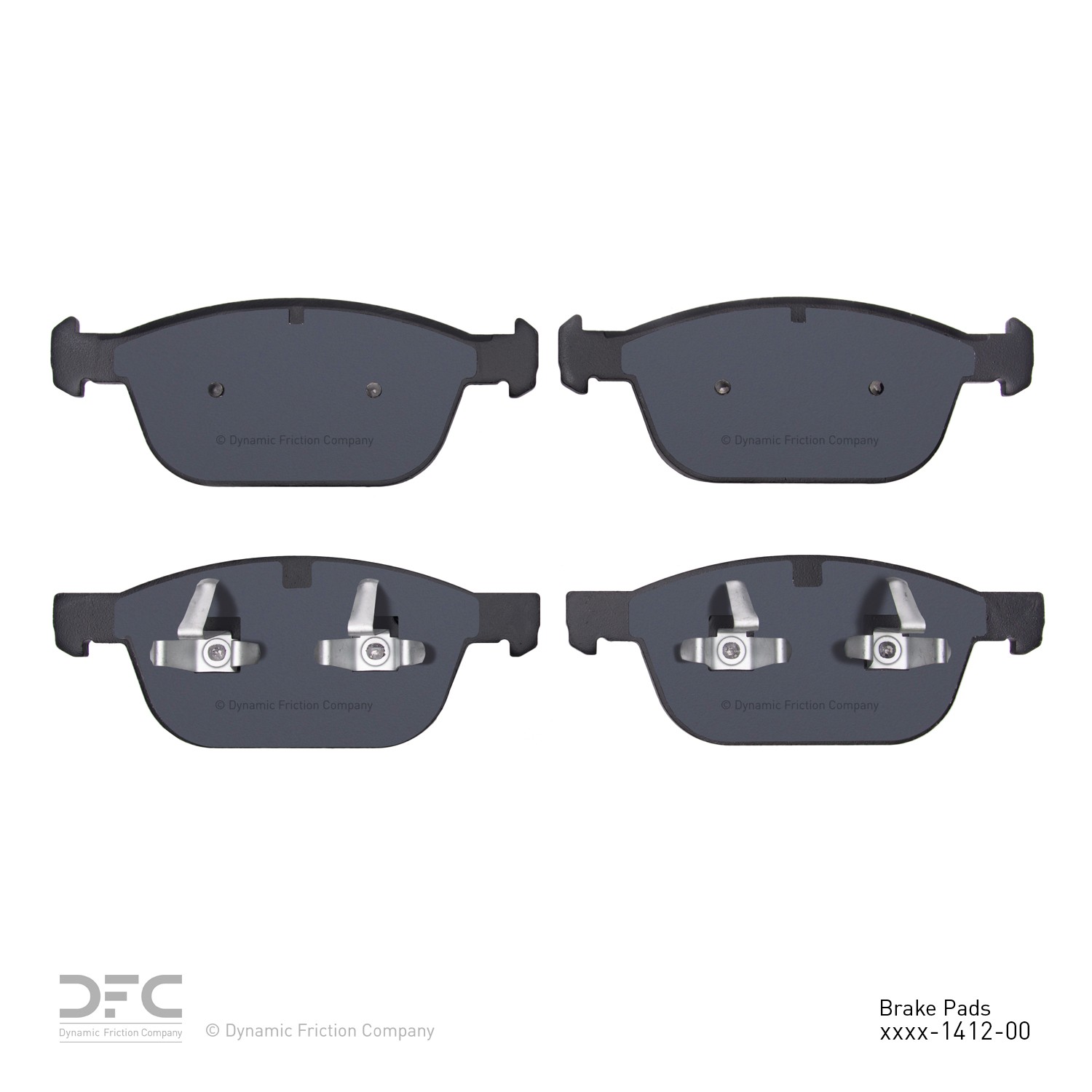 DYN 1551-1412-00 DFC 5000 Advanced Brake Pads - Low Metallic