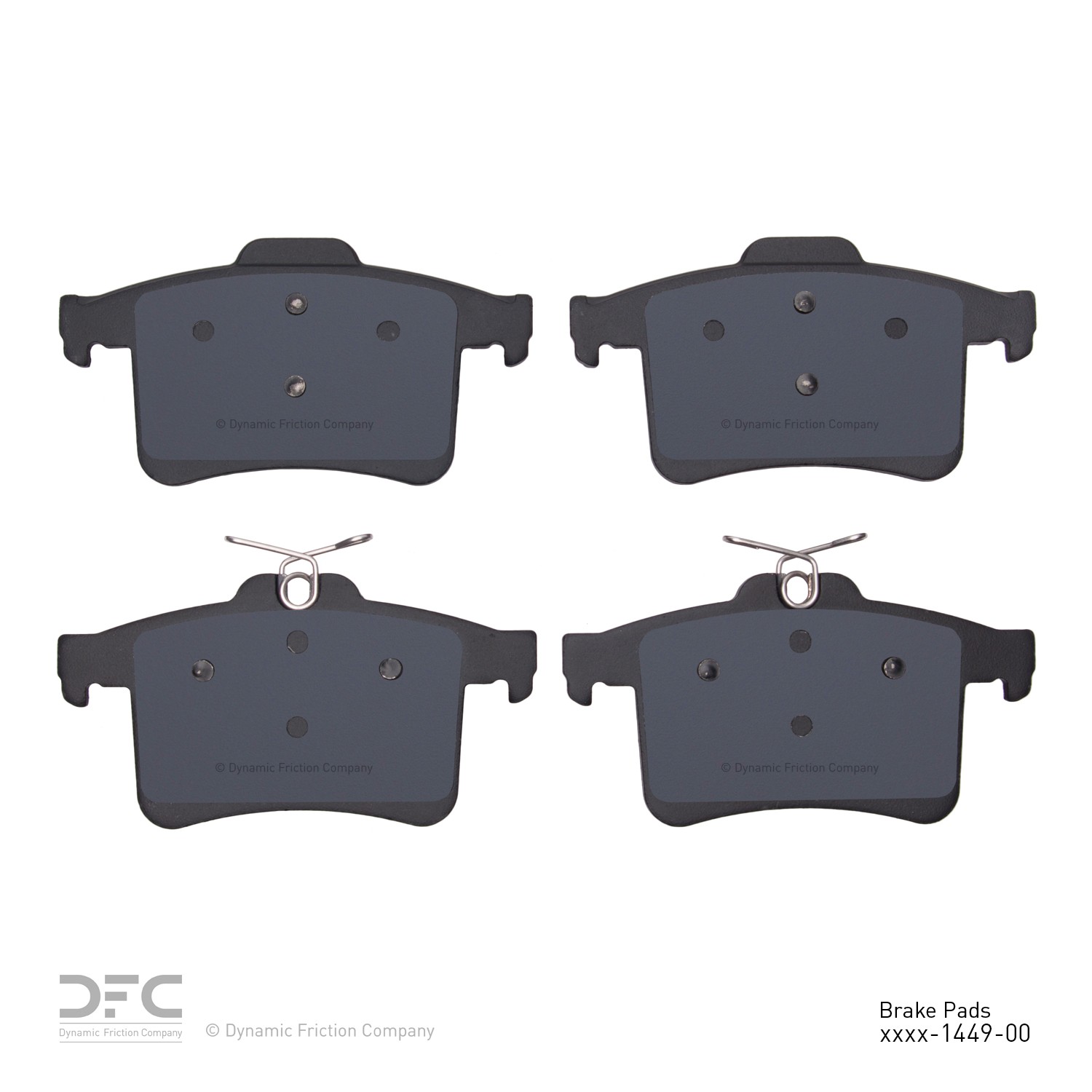 DYN 1551-1449-00 DFC 5000 Advanced Brake Pads - Low Metallic
