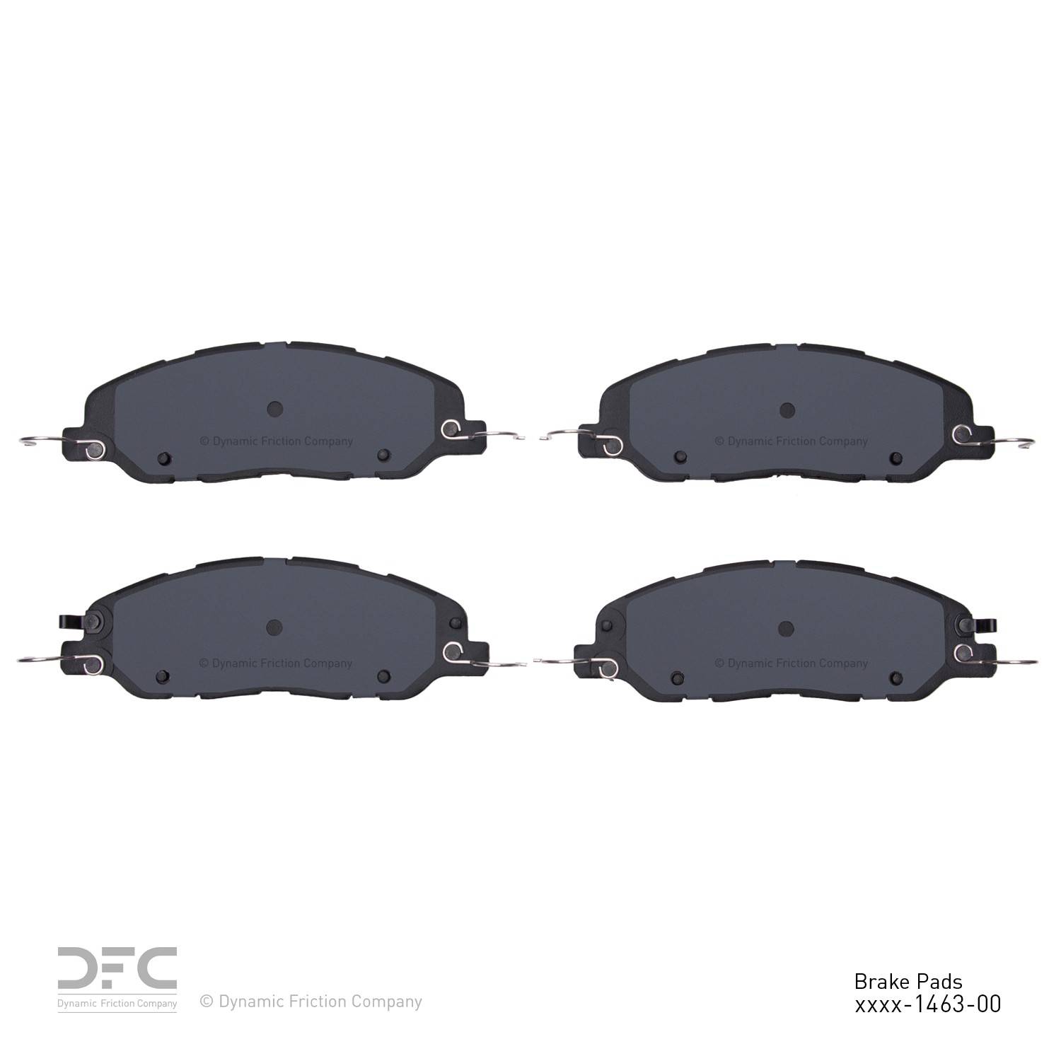 DYN 1551-1463-00 DFC 5000 Advanced Brake Pads - Ceramic