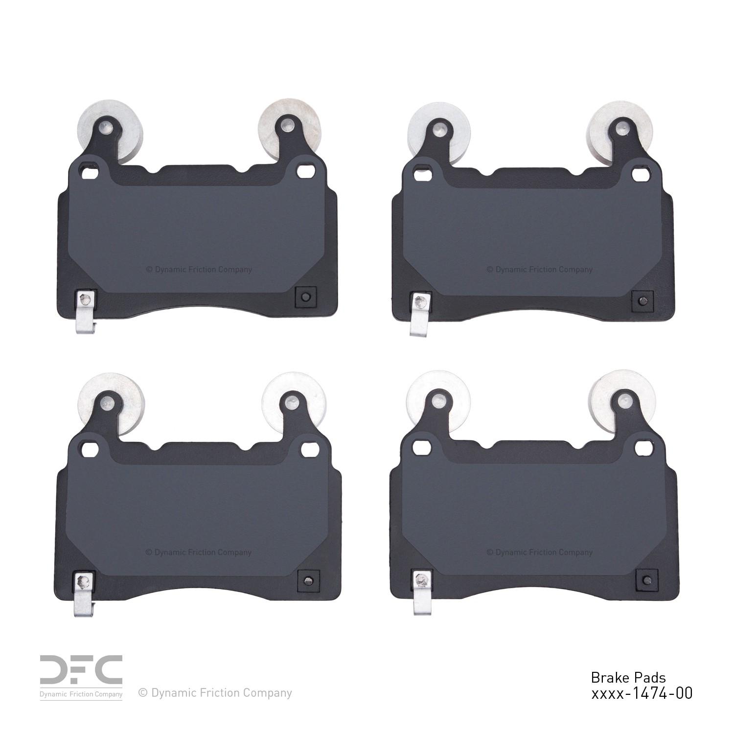 DYN-1551-1474-00 DFC 5000 Advanced Brake Pads - Low Metallic