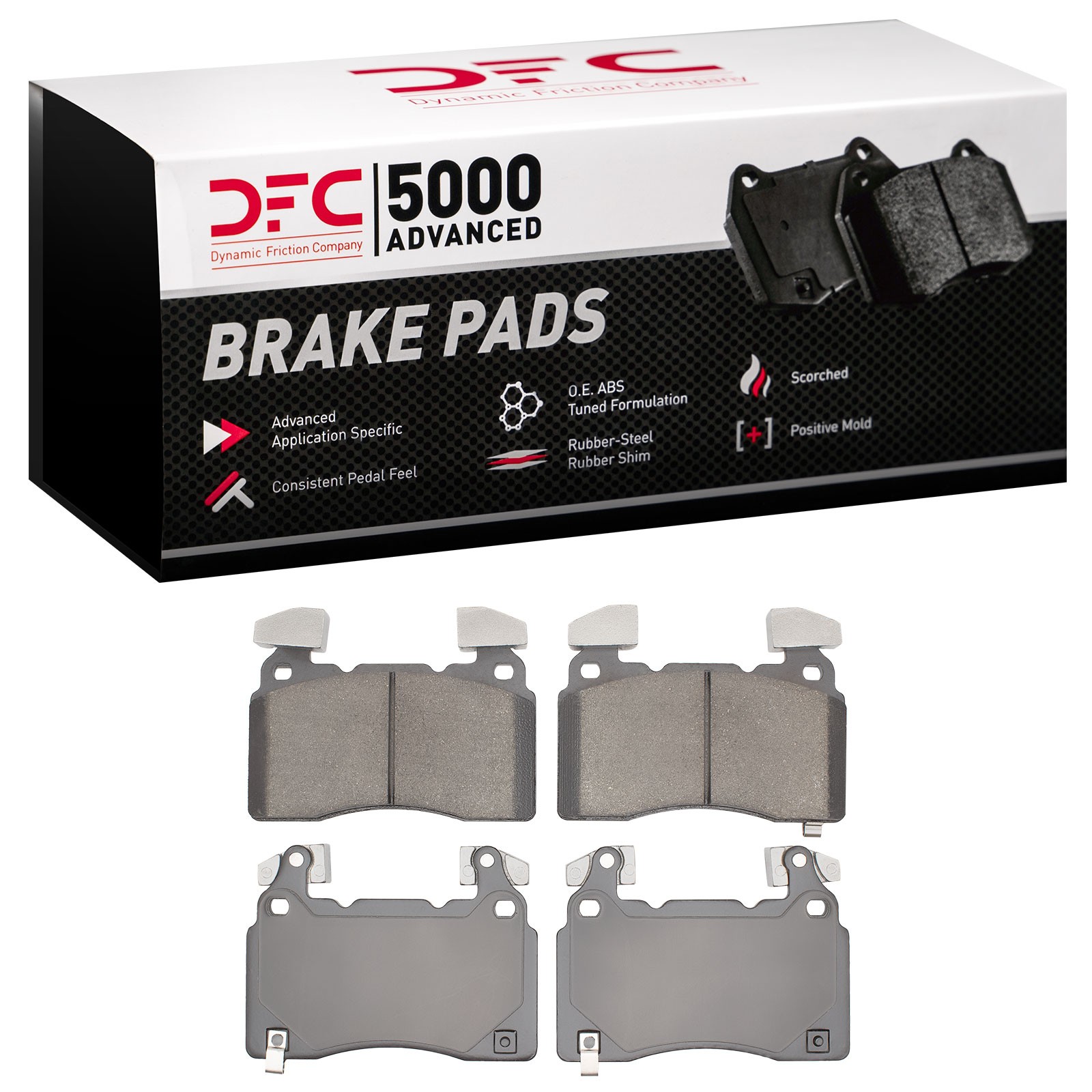 DYN 1551-1474-10 DFC 5000 Advanced Brake Pads - Low Metallic - Image 2