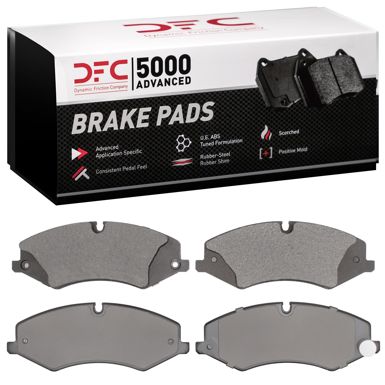 DYN-1551-1479-00 DFC 5000 Advanced Brake Pads - Low Metallic - Image 2