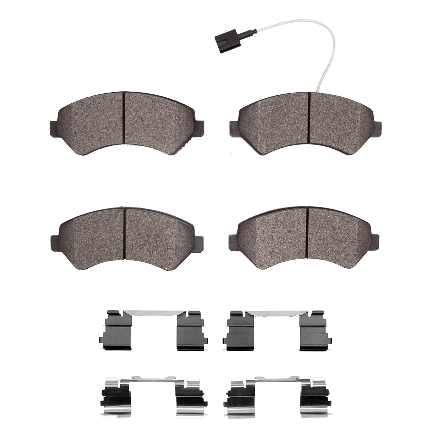 DYN 1551-1540-21 DFC 5000 Advanced Pads - Semi-Metallic and Hardware Kit