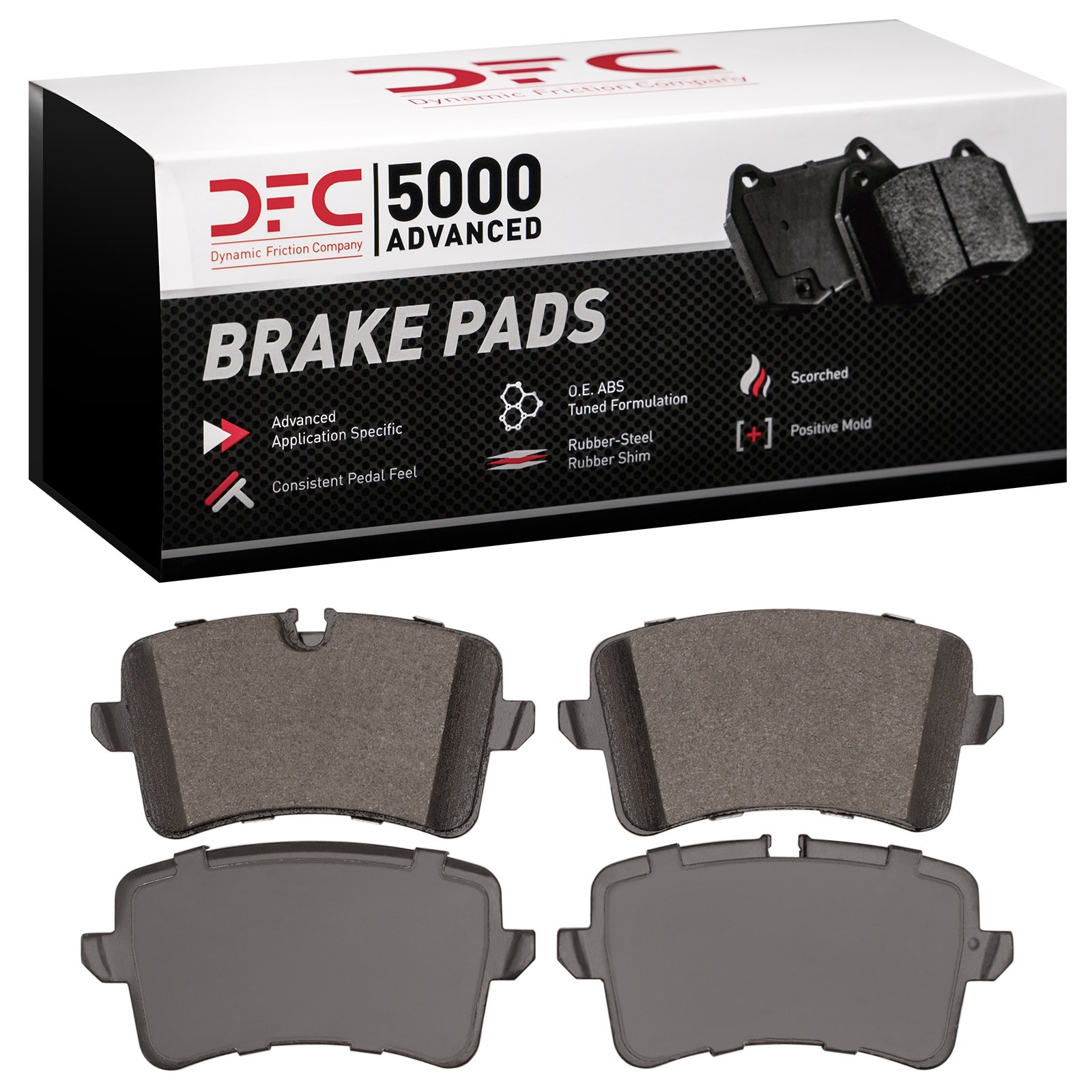 DYN-1551-1547-00 DFC 5000 Advanced Brake Pads - Low Metallic - Image 2