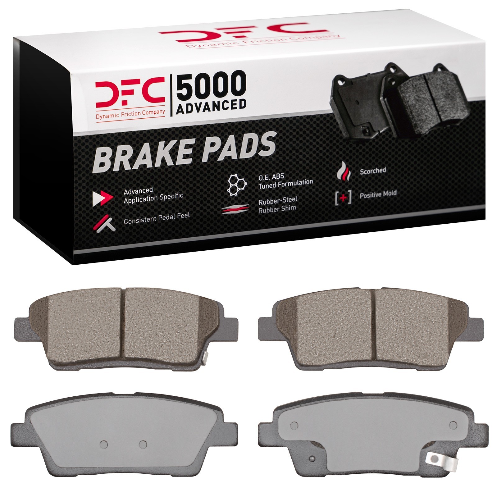 DYN-1551-1551-00 DFC 5000 Advanced Brake Pads - Ceramic - Image 2