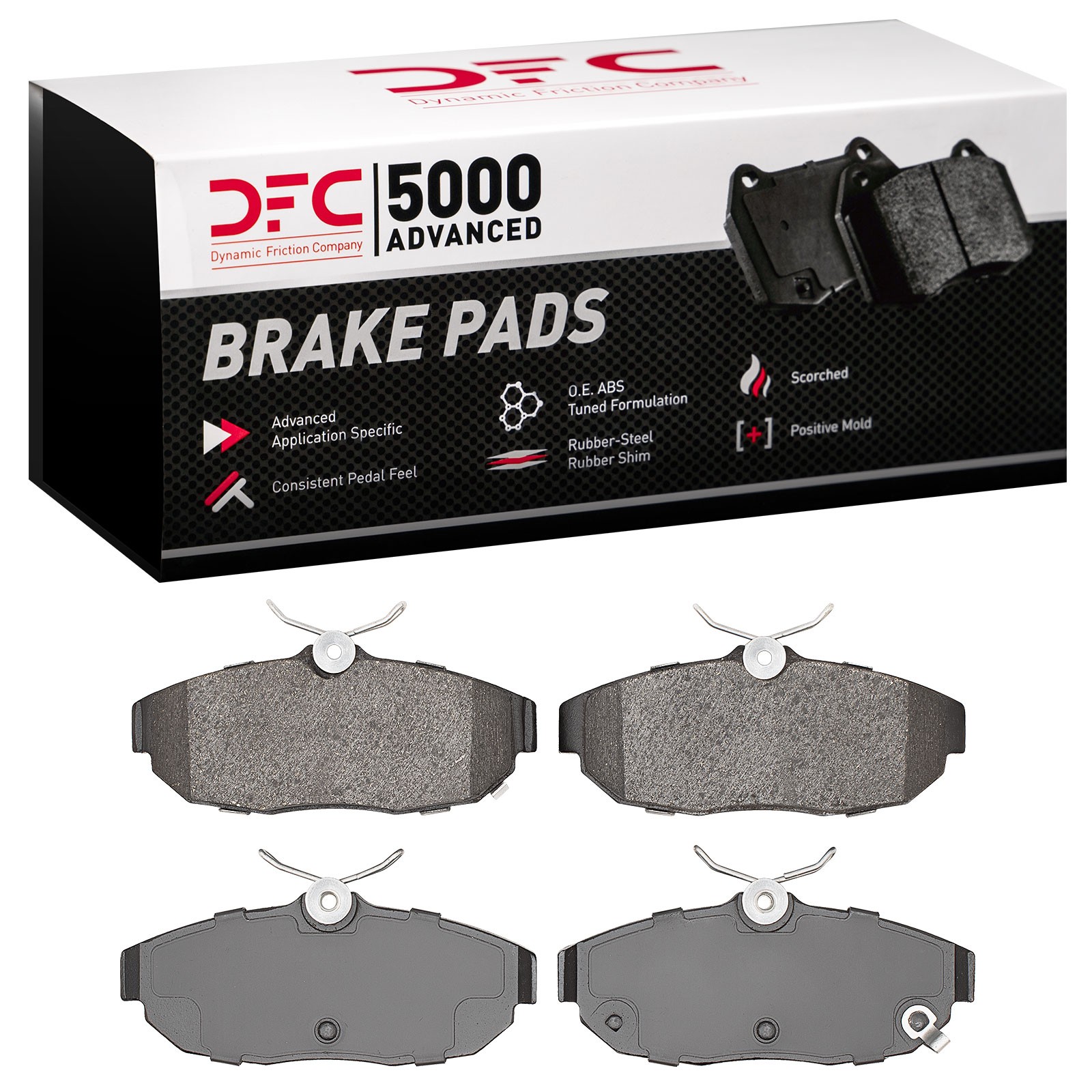 DYN 1551-1562-00 DFC 5000 Advanced Brake Pads - Low Metallic - Image 2