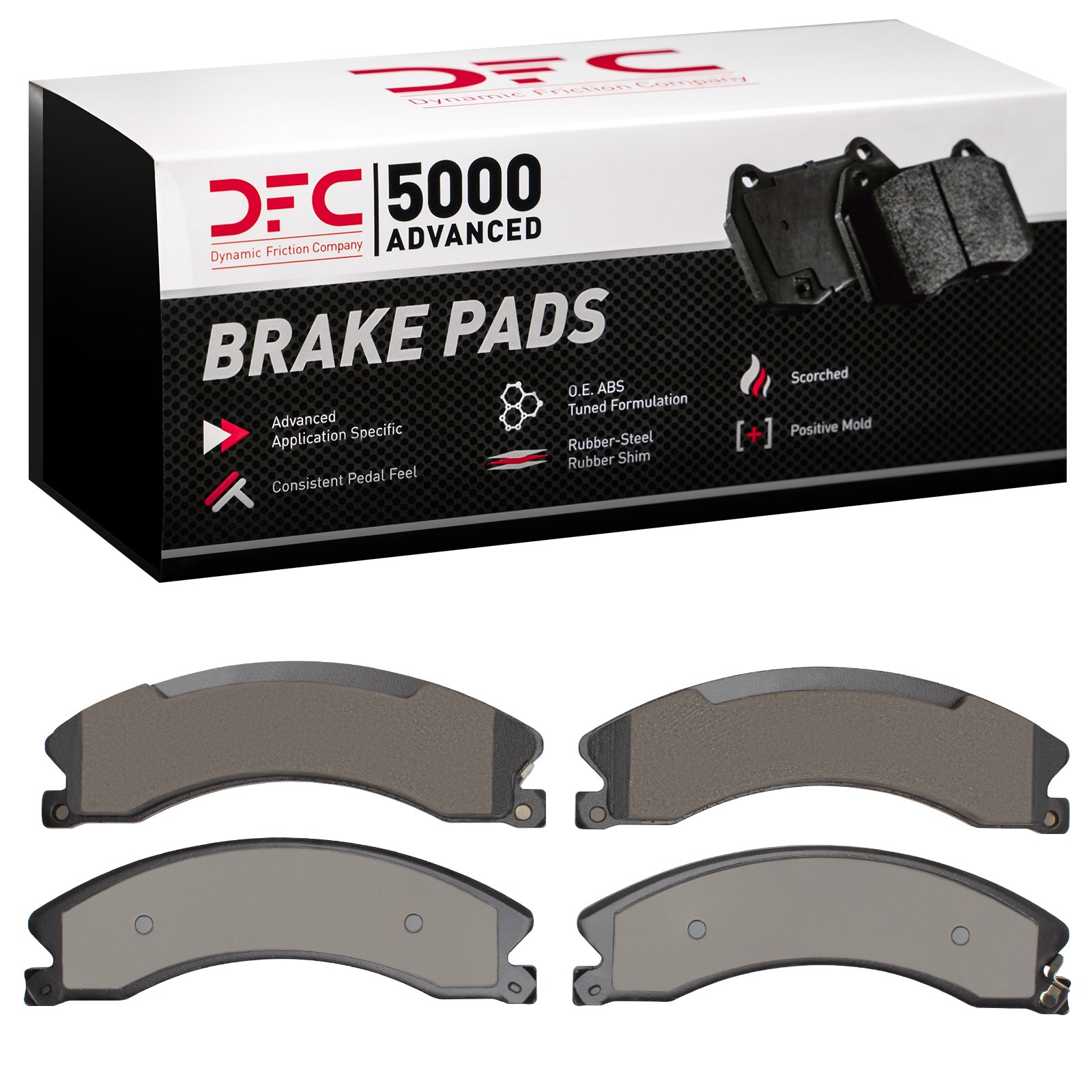 DYN-1551-1565-10 DFC 5000 Advanced Brake Pads - Ceramic - Image 2