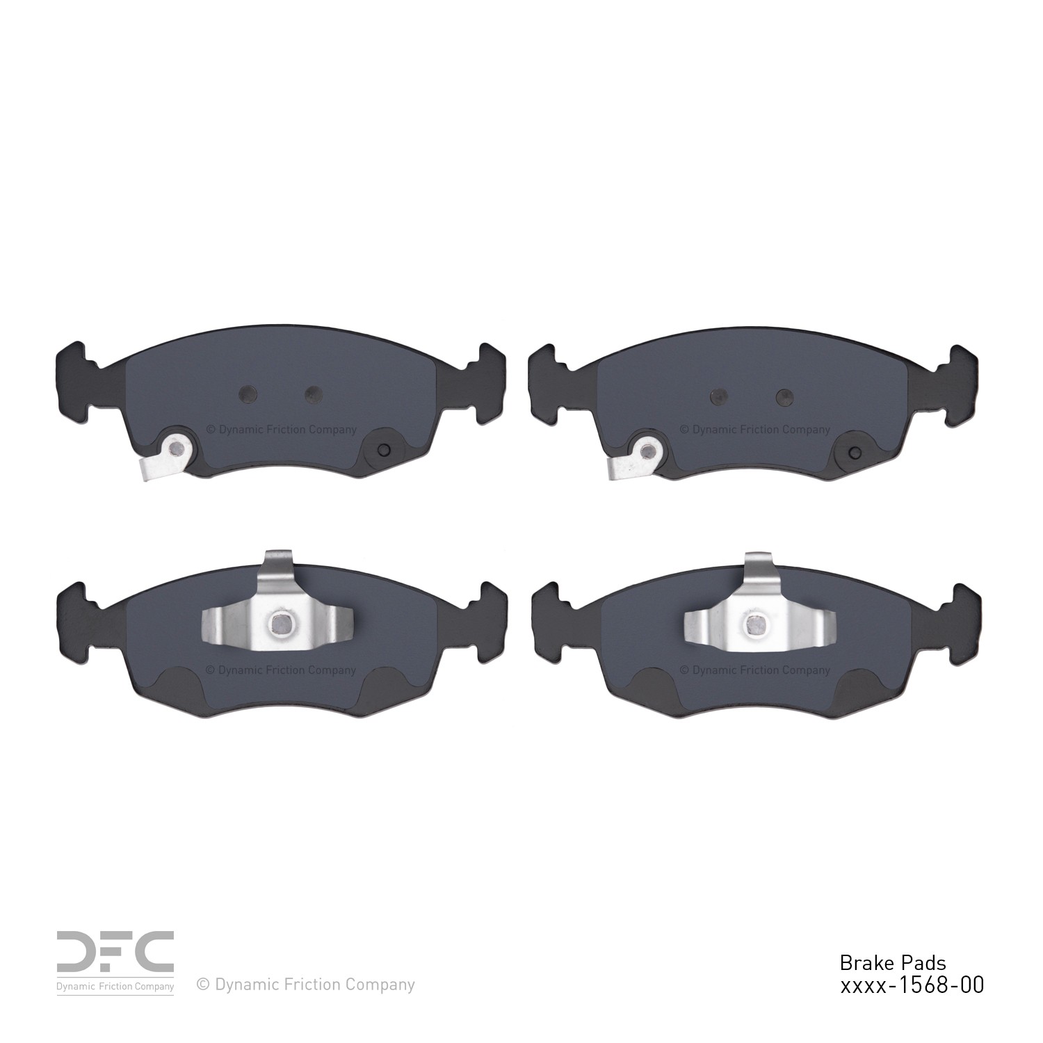 DYN-1551-1568-00 DFC 5000 Advanced Brake Pads - Ceramic