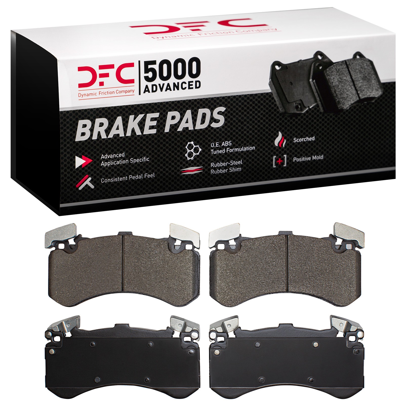 DYN 1551-1575-00 DFC 5000 Advanced Brake Pads - Low Metallic - Image 2